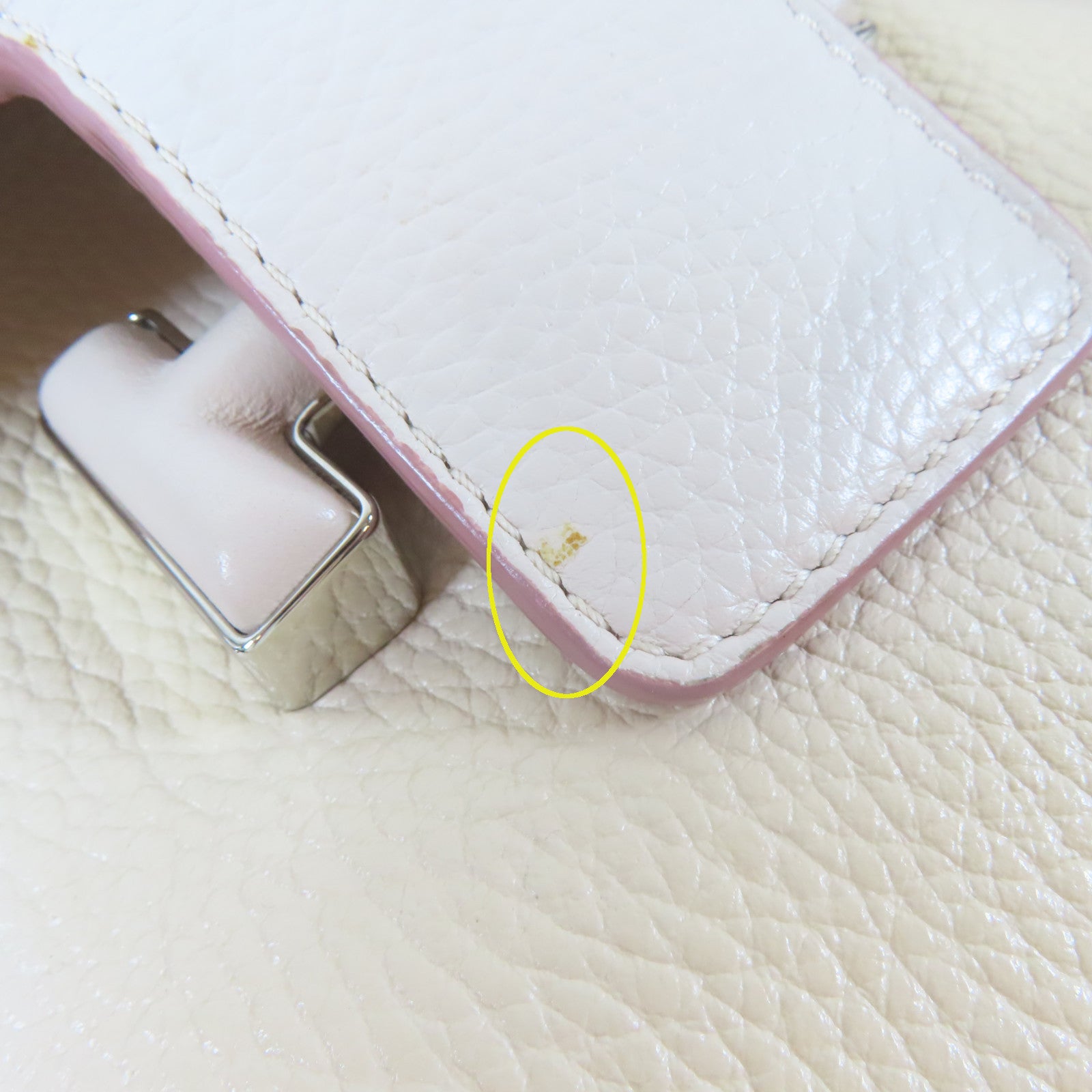 TOD’S 牛皮皮革Backpack銀扣背包米色