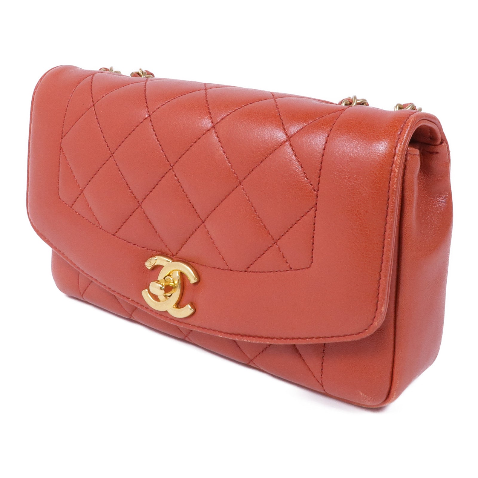 CHANEL 【激減優惠】牛皮皮革Chain Shoulder Bag金扣鏈帶肩背袋