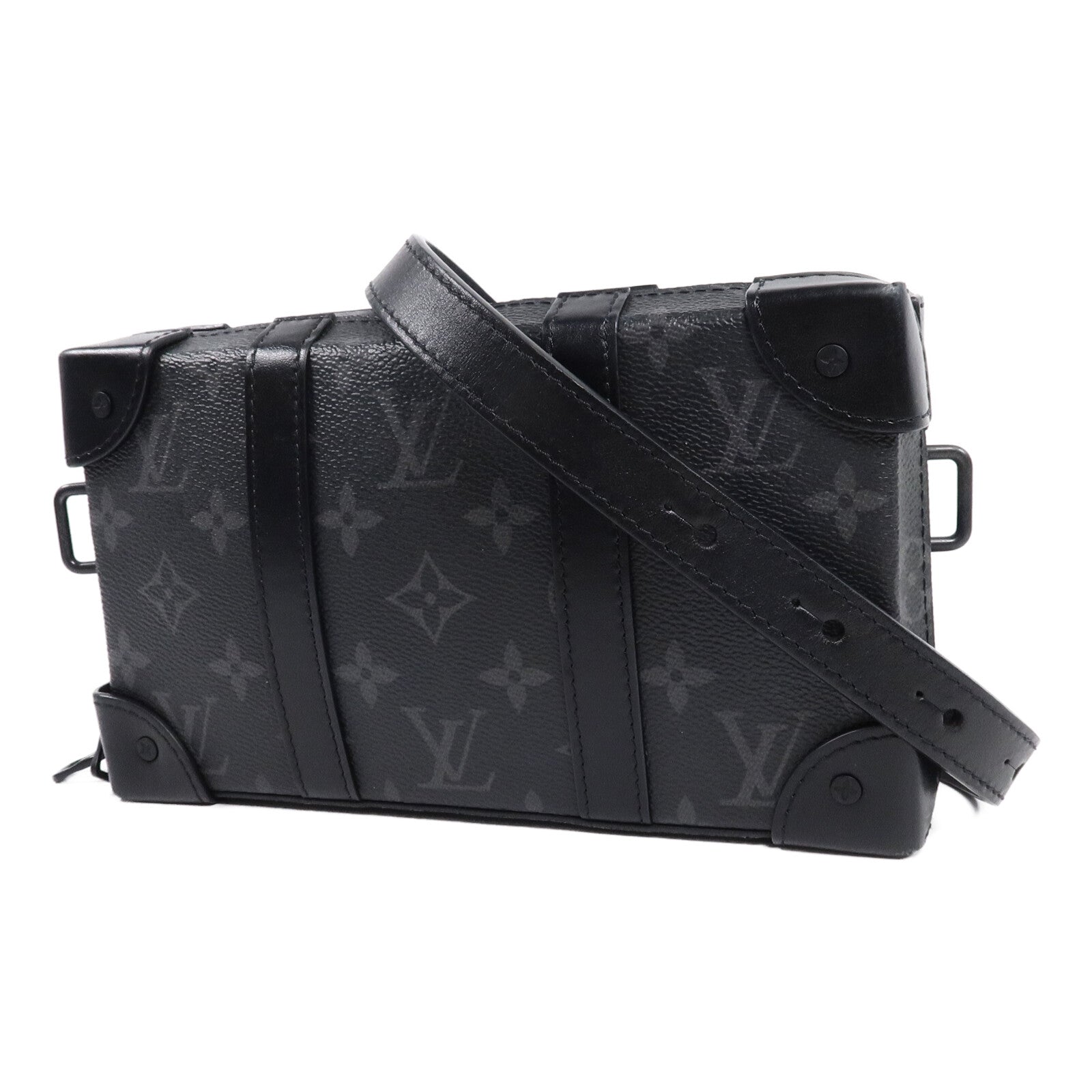 LOUIS VUITTON Monogram Eclipse Soft Trunk Wallet肩背袋