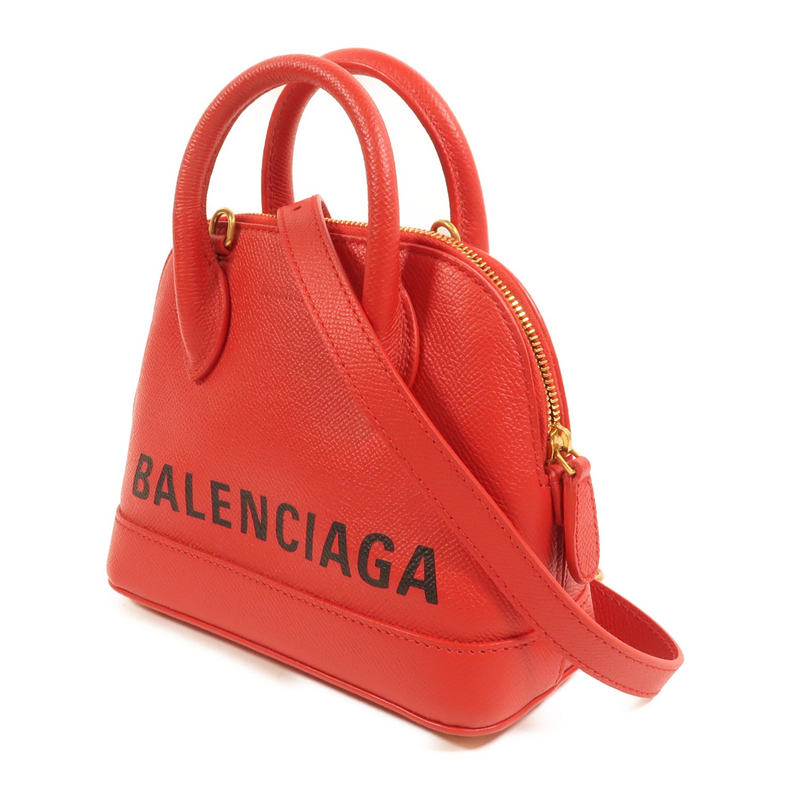 BALENCIAGA 牛皮皮革XXS Ville Top Handle Bag金扣手挽肩背兩用袋