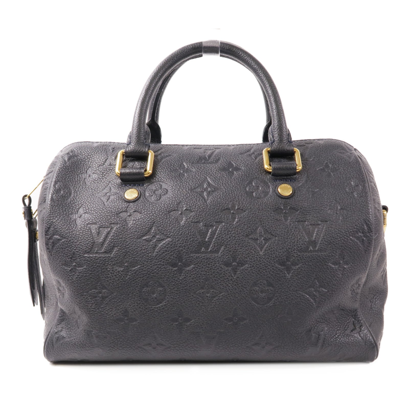 LOUIS VUITTON Monogram Empreinte Speedy Bandouliere 25金扣手挽肩背兩用袋