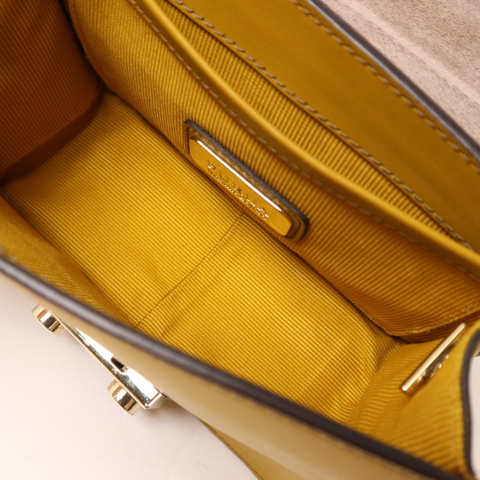 Furla 牛皮皮革Chain Shoulder鏈帶肩背袋