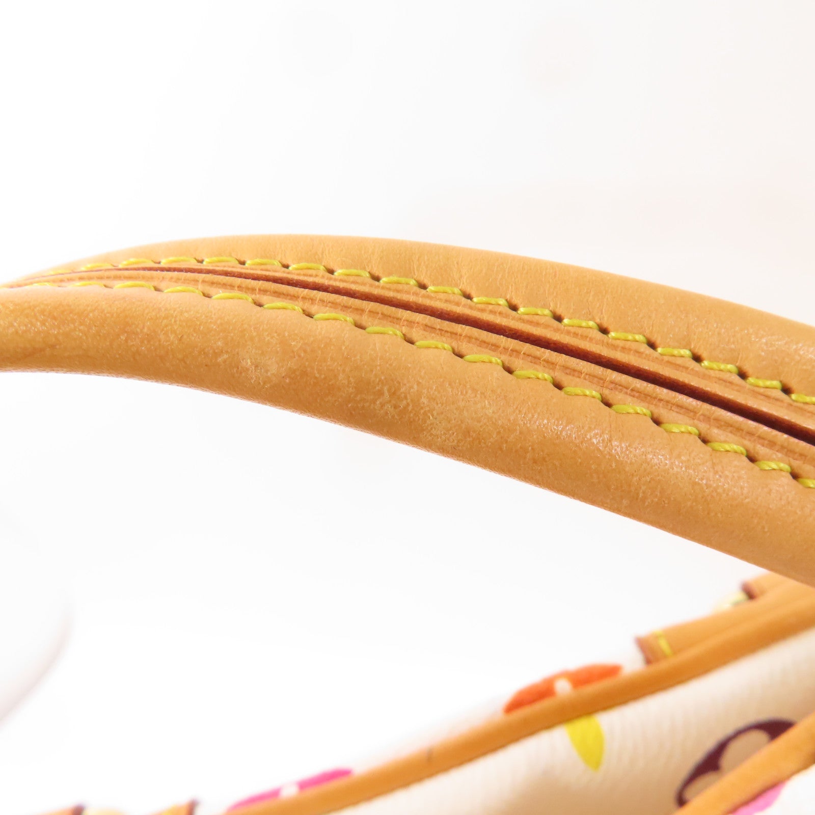 LOUIS VUITTON Monogram Multicolore Claudia金扣肩背袋白色/彩色