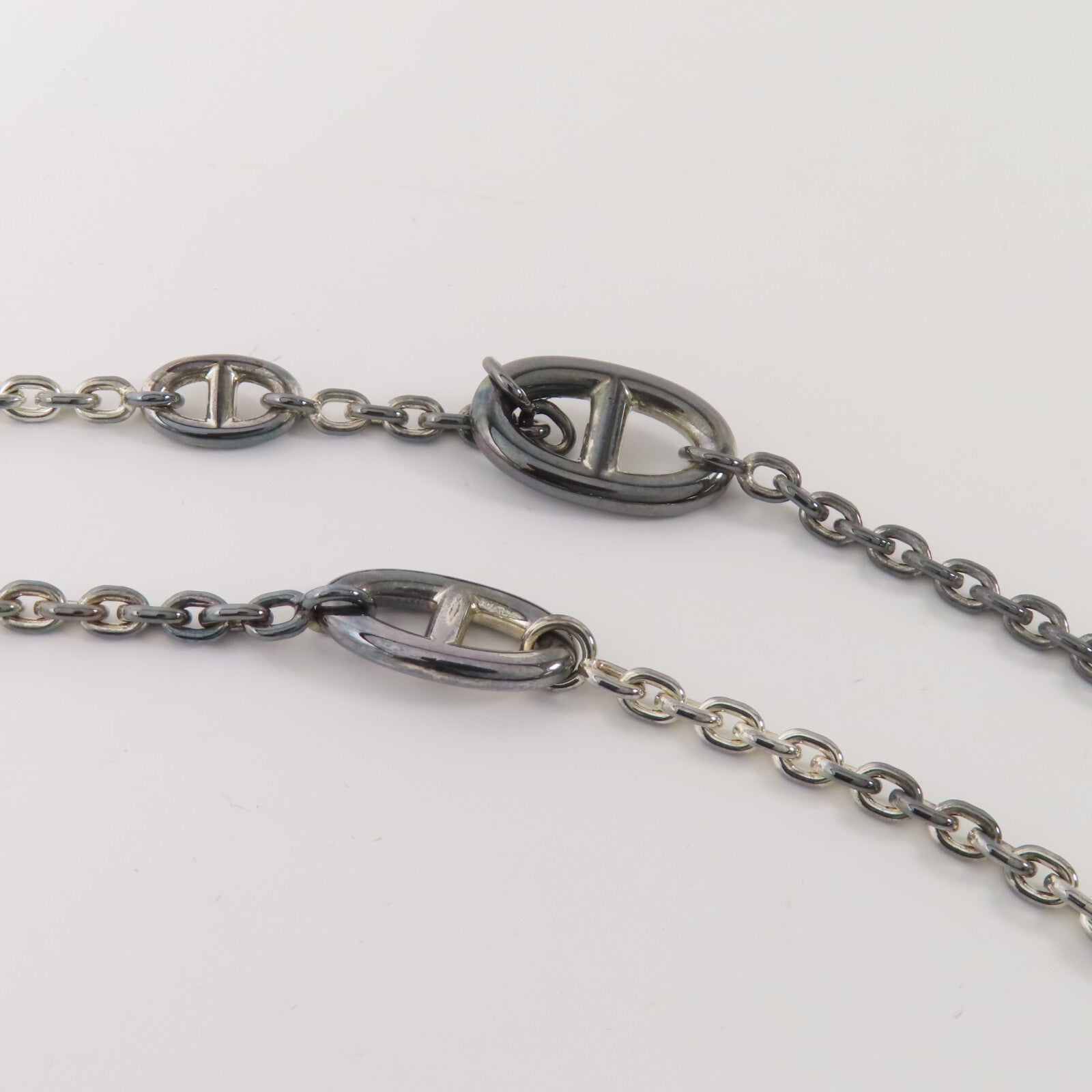 HERMES 925純銀Farandole Necklace銀扣項鏈