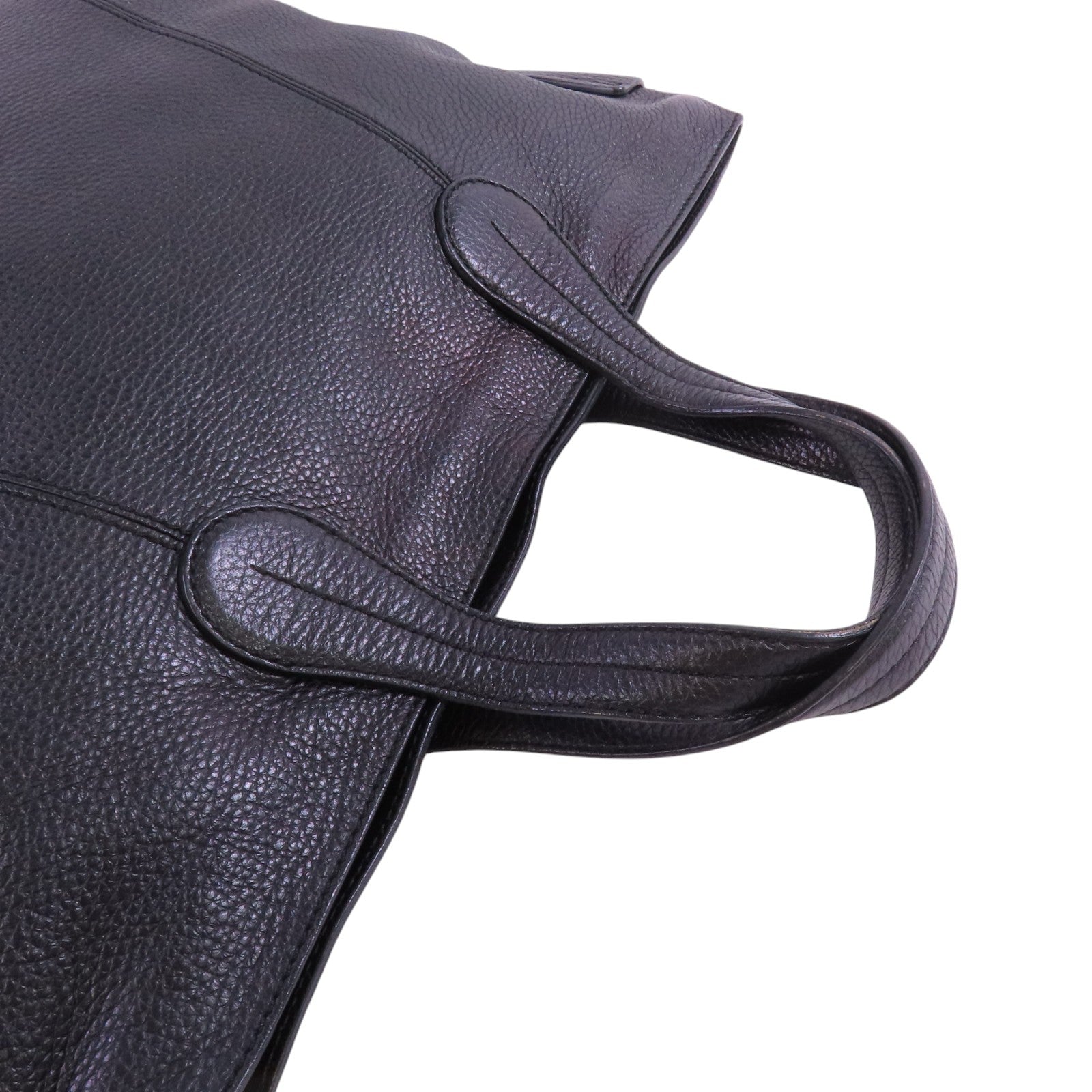 TOD'S 牛皮皮革Hand Bag銀扣手挽袋