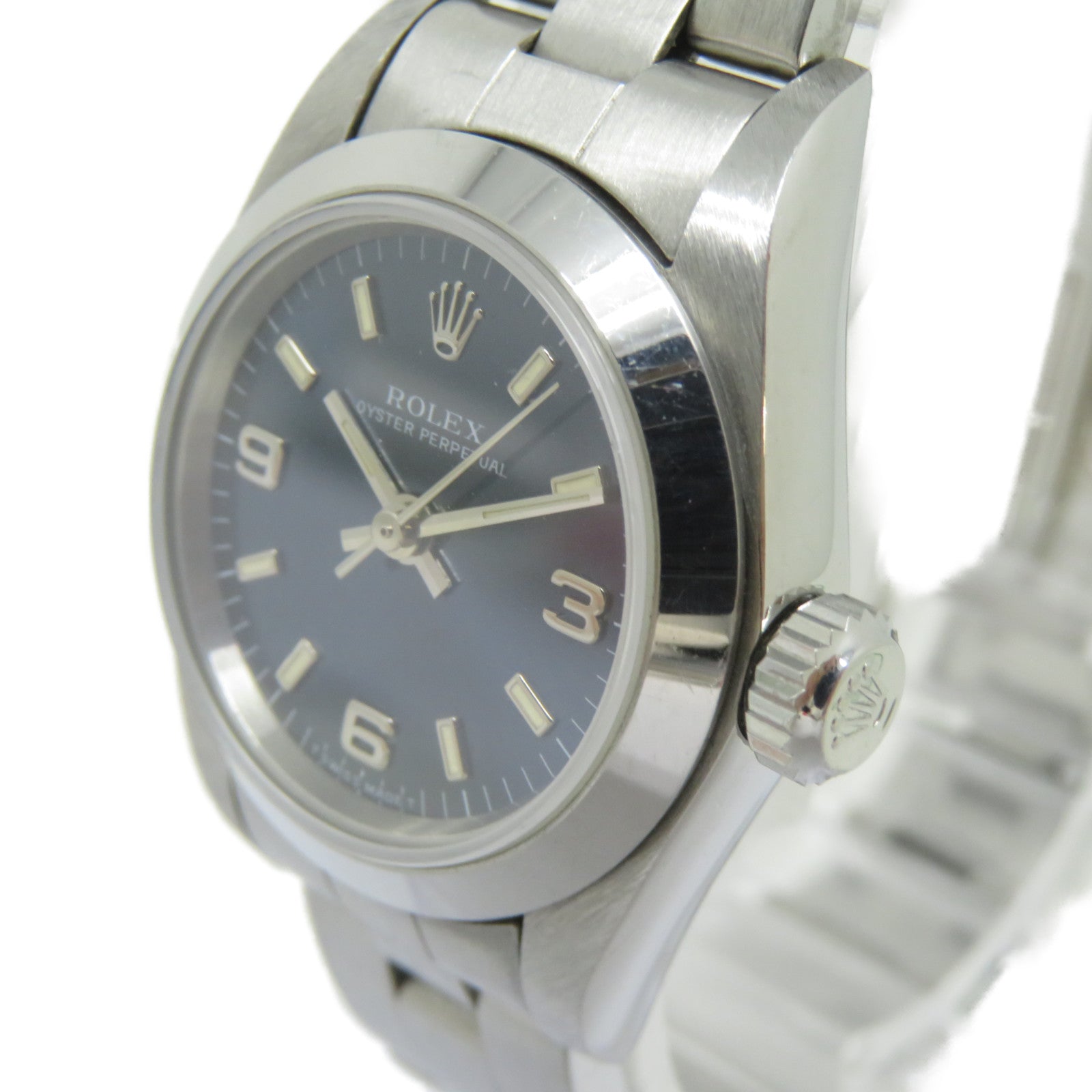 ROLEX Oyster Perpetual不鏽鋼手錶自動機芯深藍色