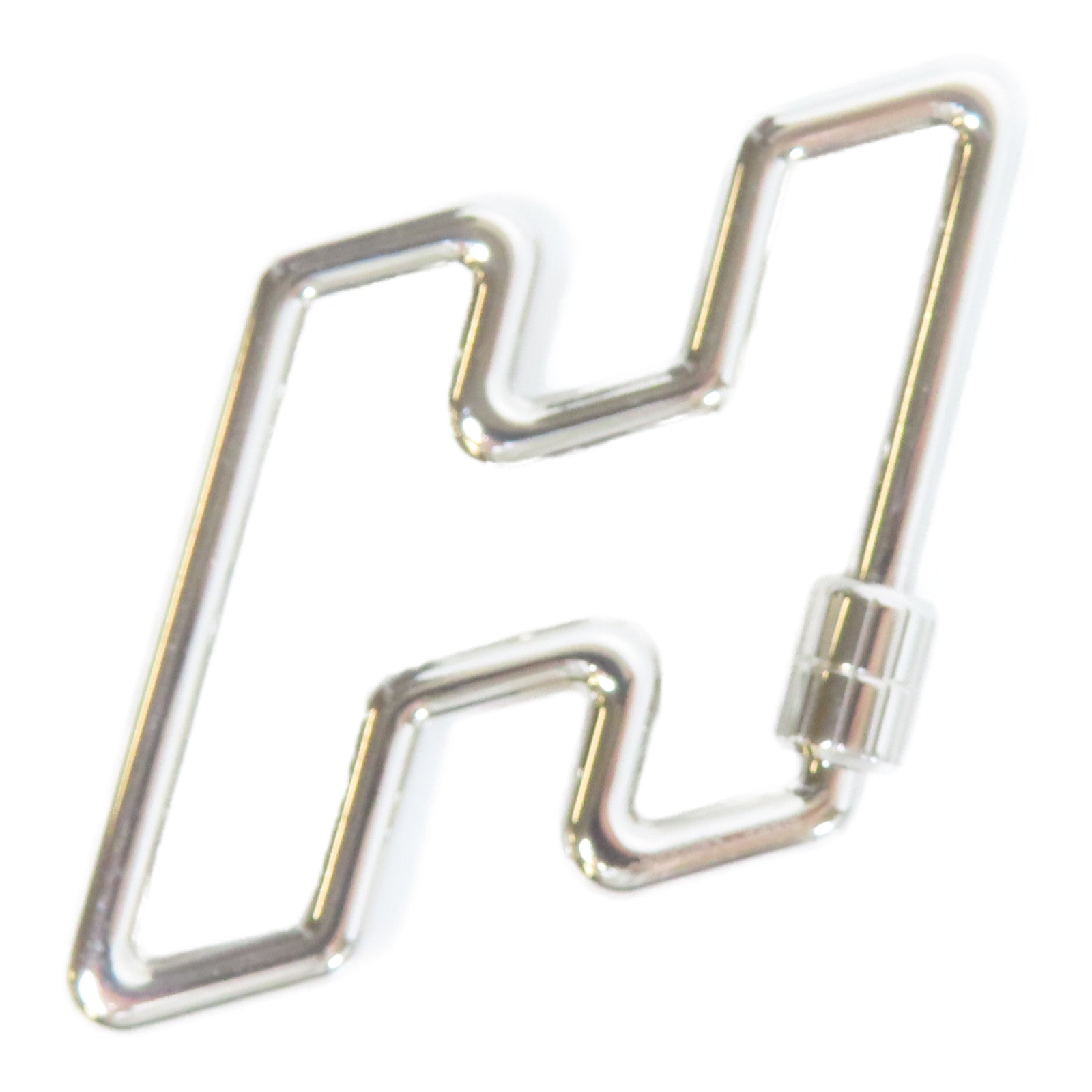 HERMES 金屬H Too Speed Key Ring鑰匙圈銀色
