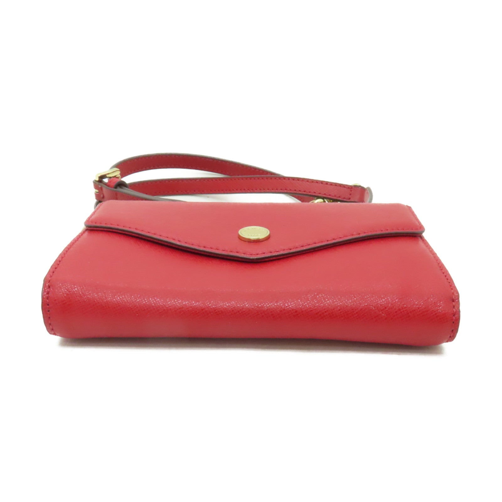 Michael Kors 【激減優惠】牛皮皮革Shoulder Bag金扣鏈帶肩背袋紅色