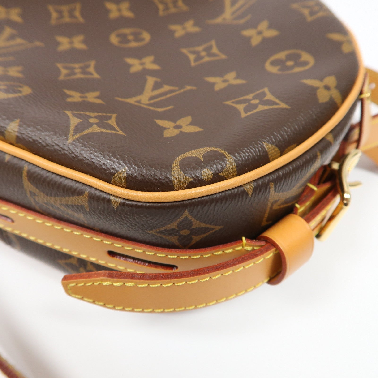 LOUIS VUITTON Monogram Boite Chapeau Souple MM金扣肩背袋啡色
