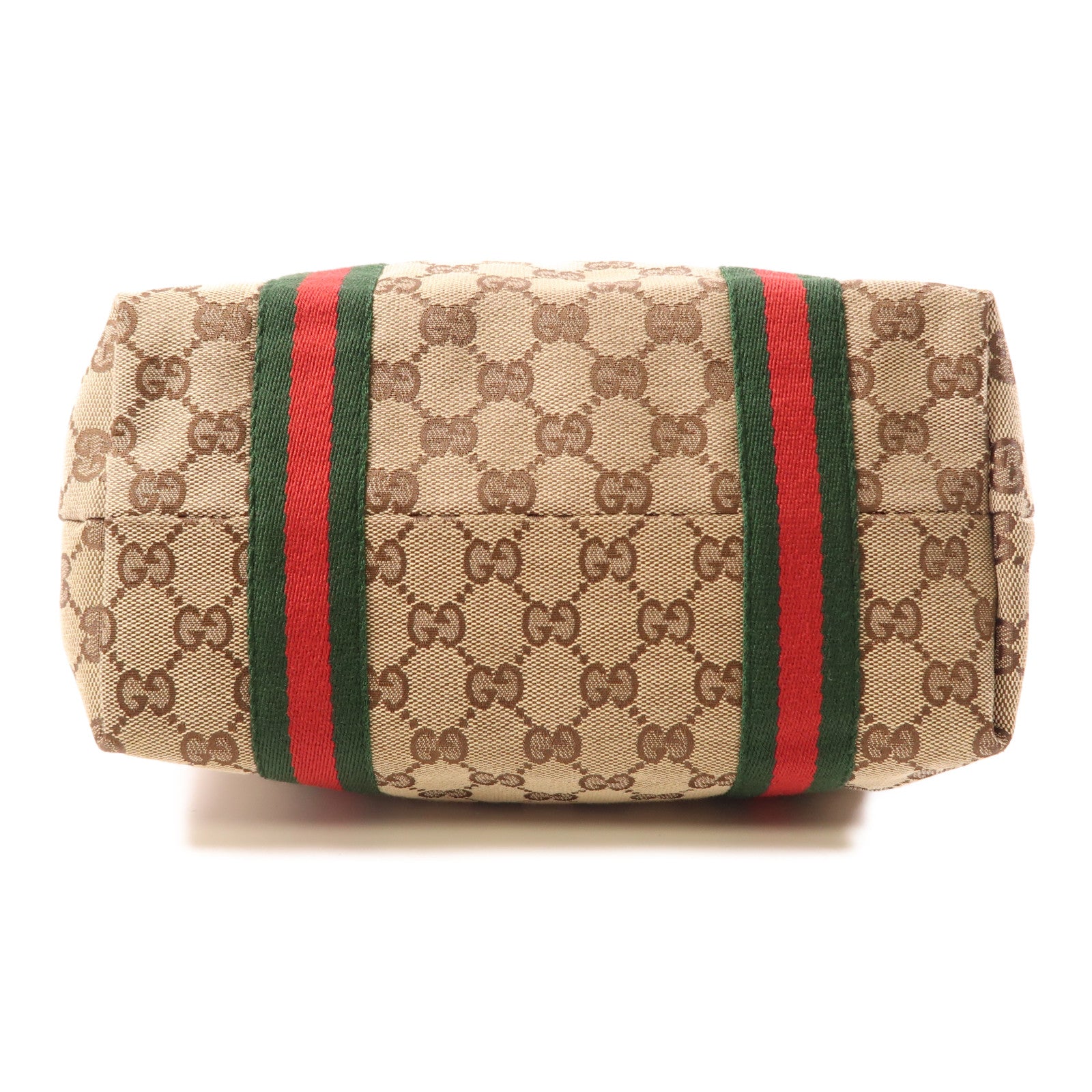 GUCCI 帆布Shoulder Tote金扣肩背袋/手挽袋