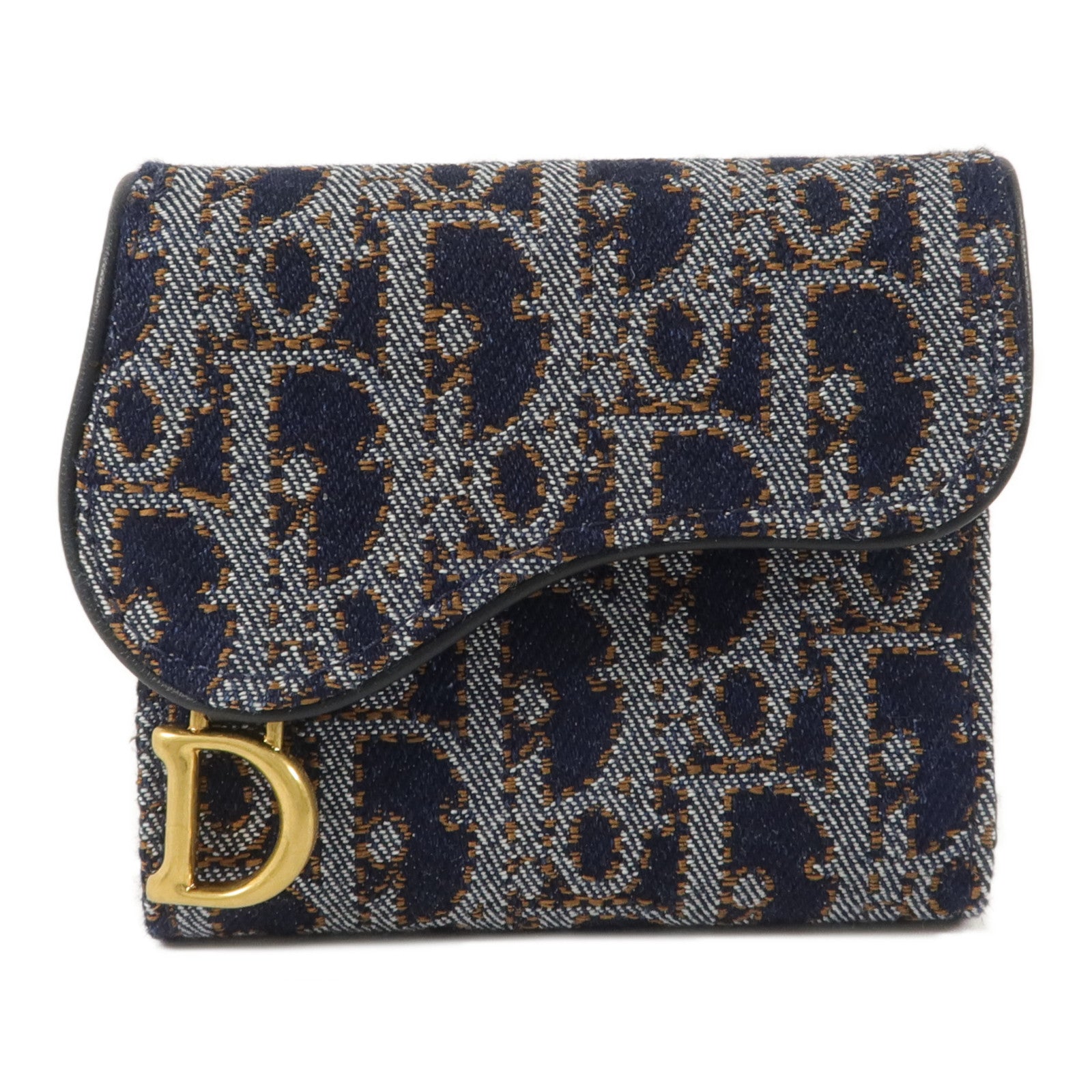 Dior 帆布Saddle Lotus Wallet錢包
