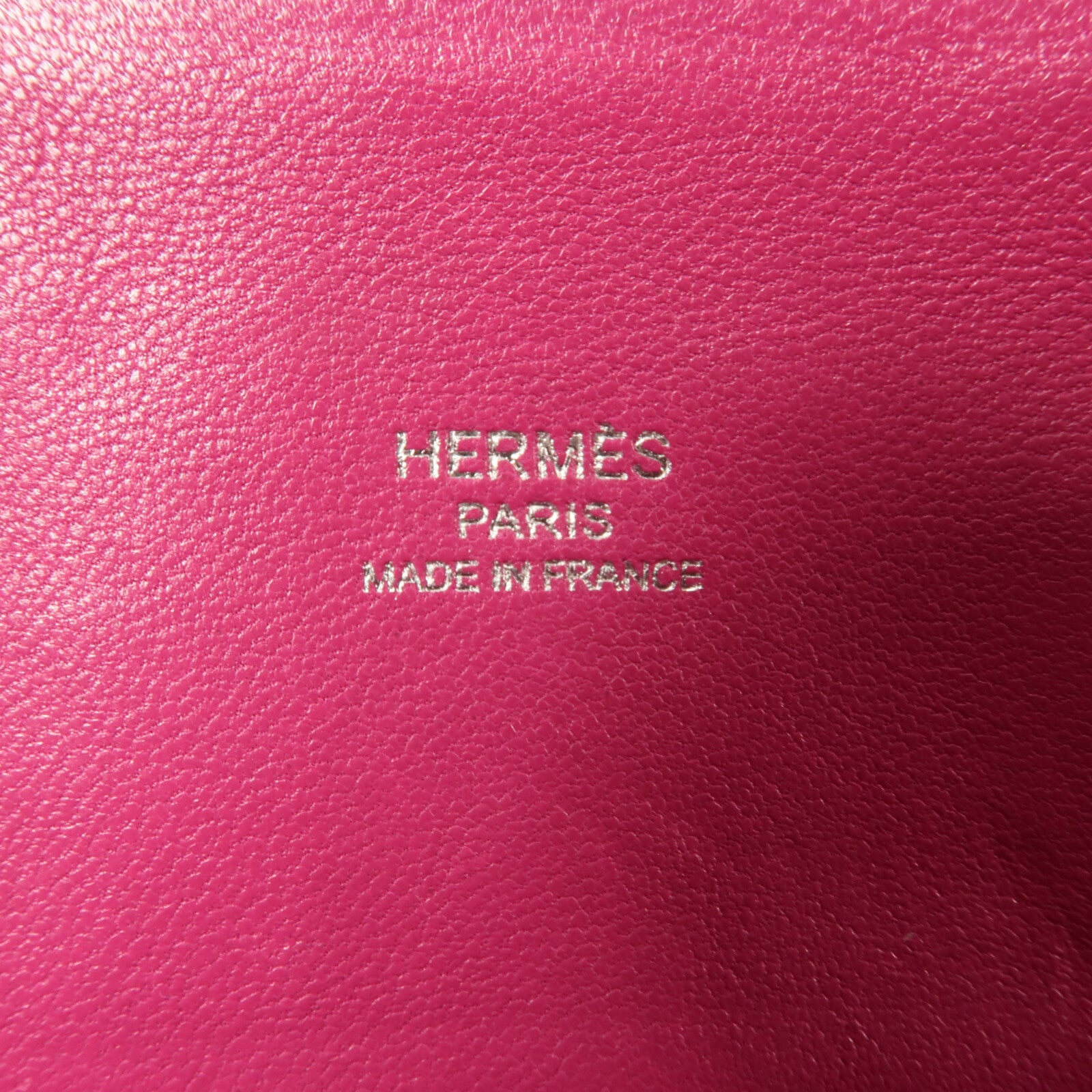 HERMES Evercolor皮革Mini Bolide 1923手挽肩背兩用袋Rose Pourpre