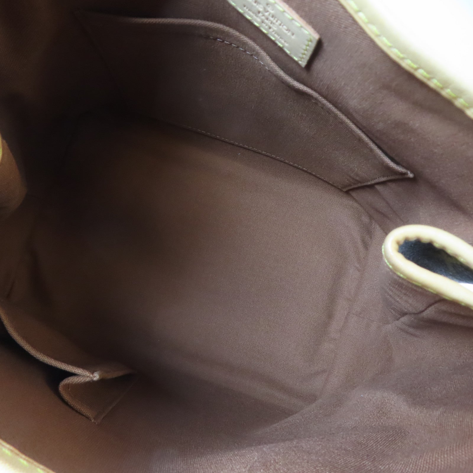 LOUIS VUITTON Monogram Batignolles金扣手挽袋啡色