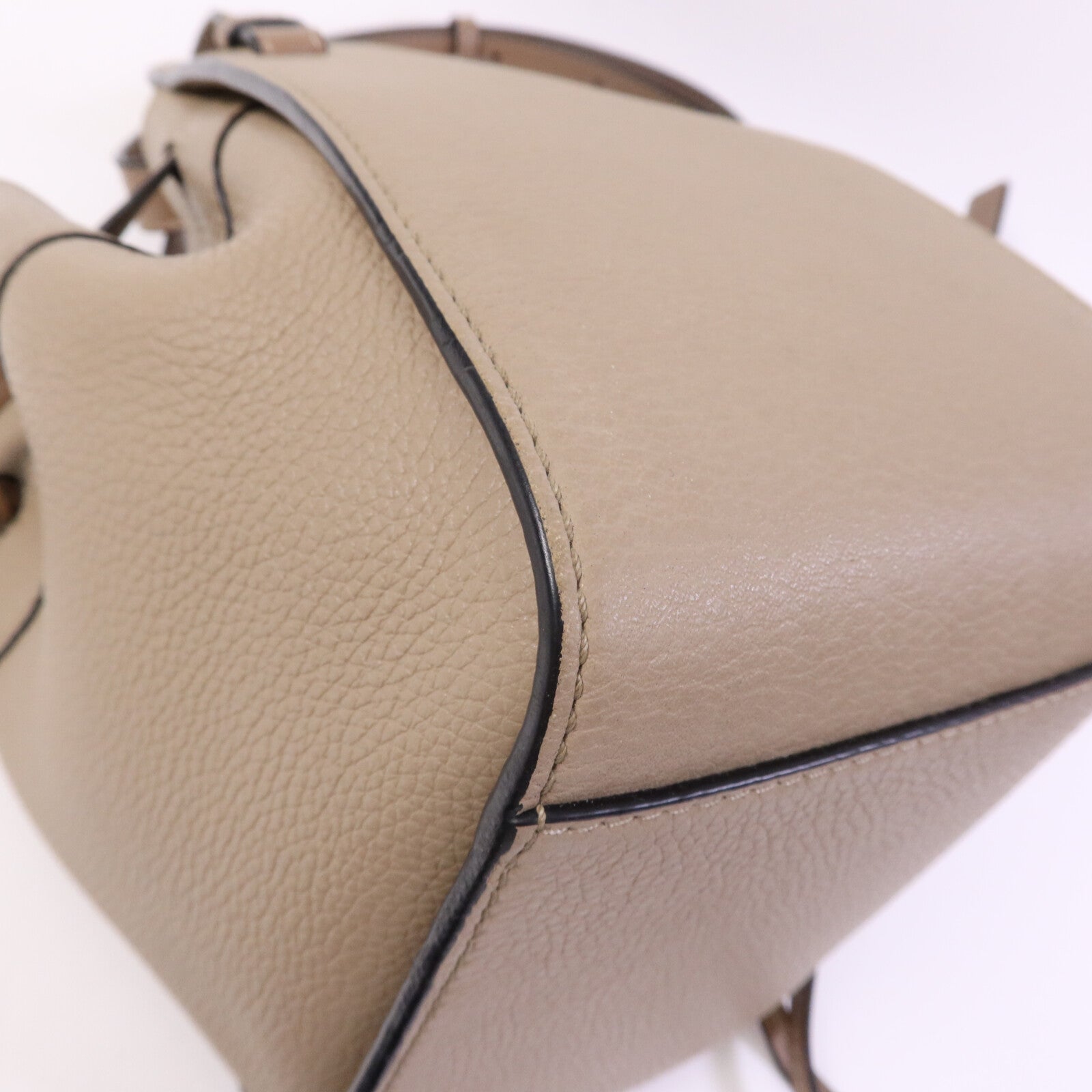 LOEWE 牛皮皮革Hammock Mini金扣手挽肩背兩用袋