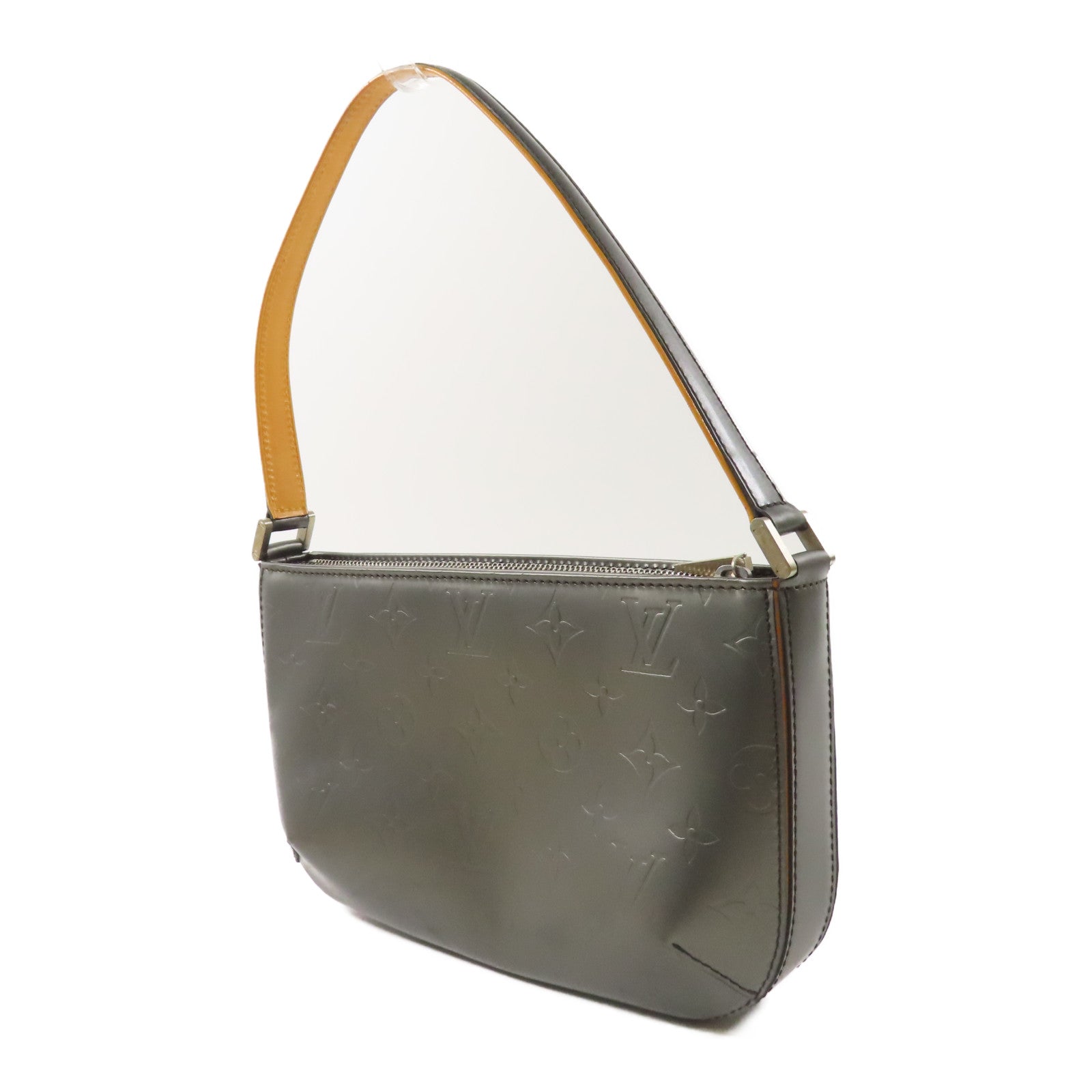 LOUIS VUITTON Monogram Mat Fowler Shoulder Bag銀扣肩背袋