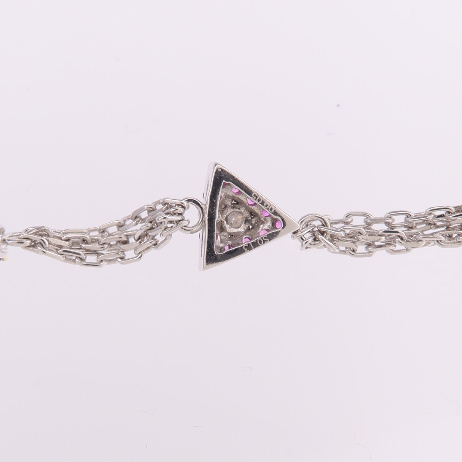 JEWELRY 18K白金/黃金Garnet Amethyst Pink Sapphire Diamond Bracelet粉紅藍寶石/柘榴石/紫水晶鑽石手鏈