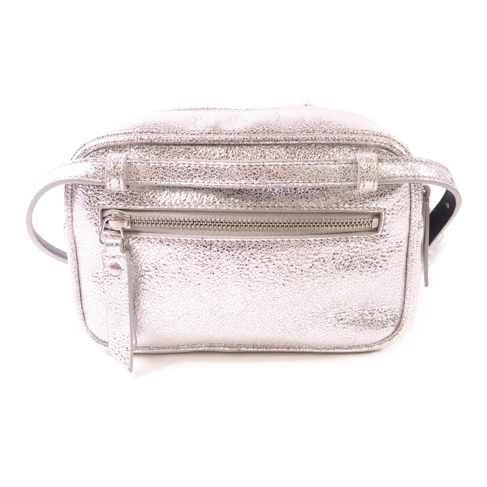YVES SAINT LAURENT 皮革Waist Bag銀扣腰包