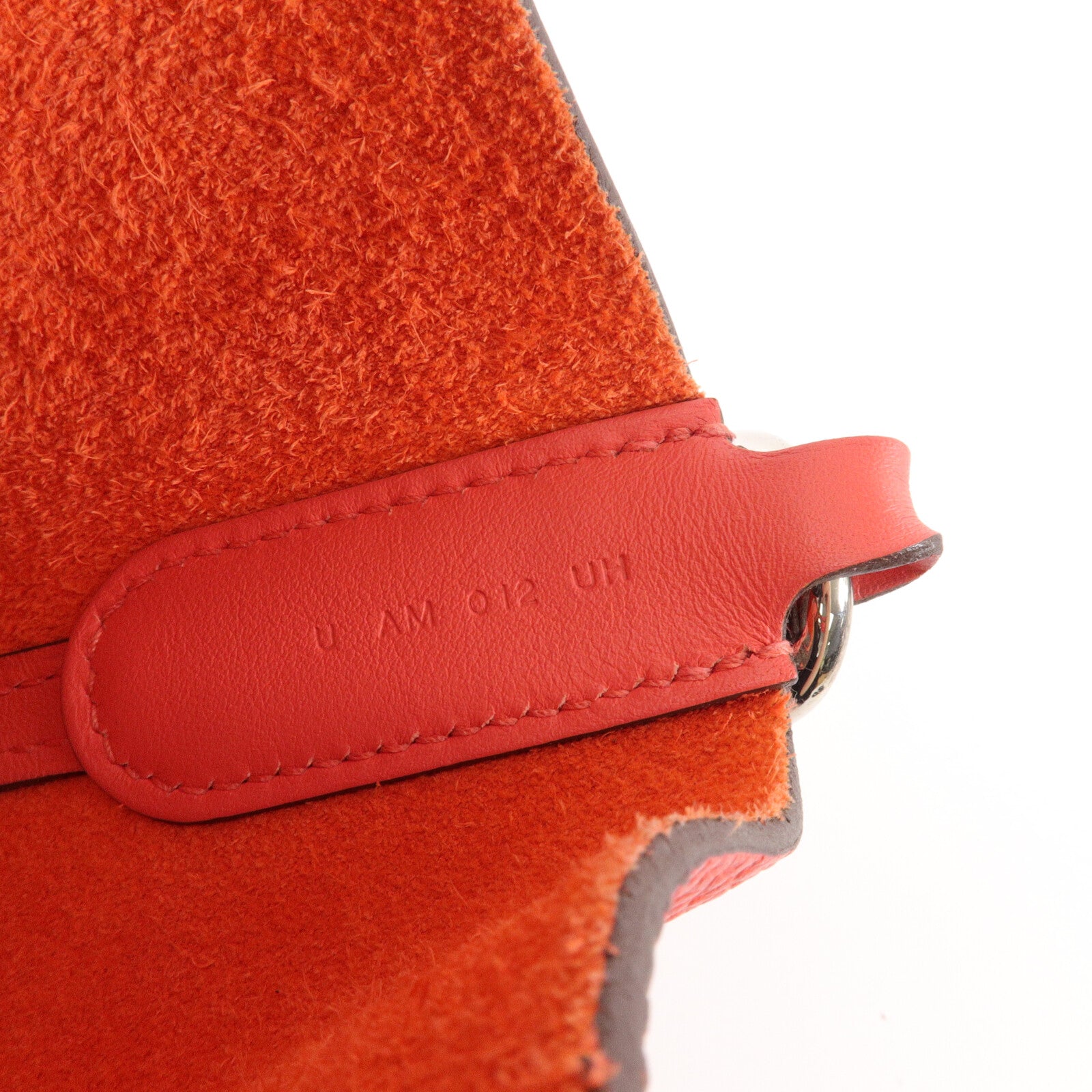 HERMES Clemence皮革In The Loop 23手挽袋Rose Texas