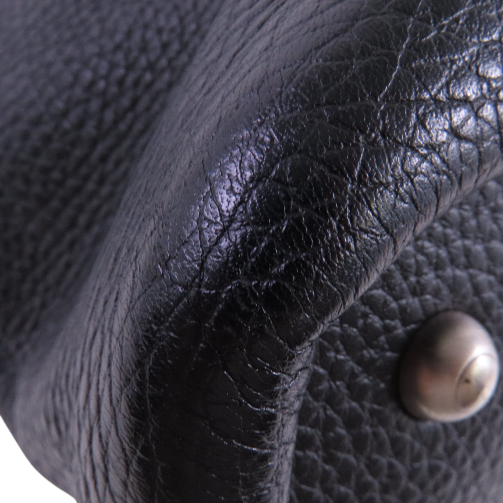 TOD'S 牛皮皮革Hand Bag銀扣手挽袋