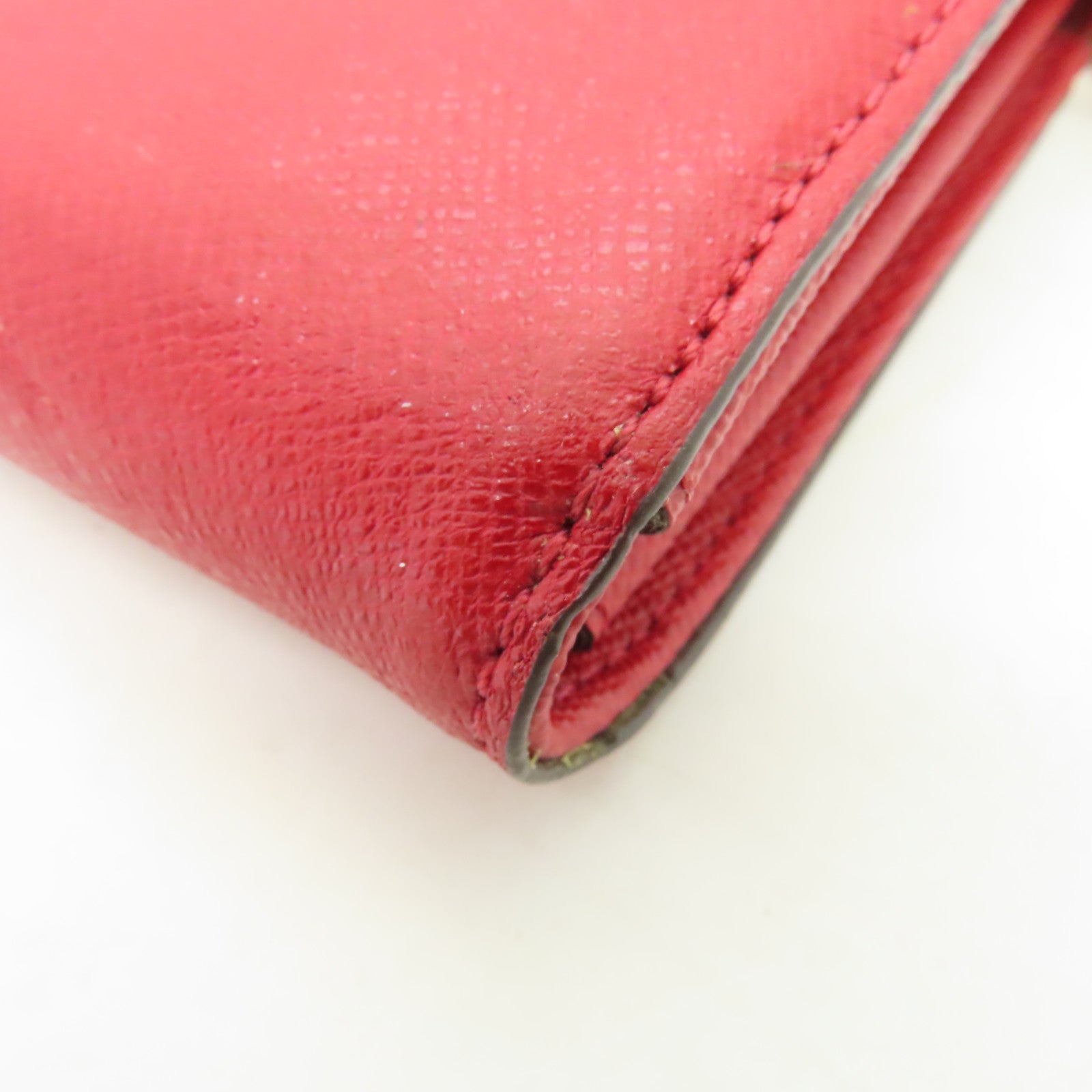 Michael Kors 【激減優惠】牛皮皮革Shoulder Bag金扣鏈帶肩背袋紅色