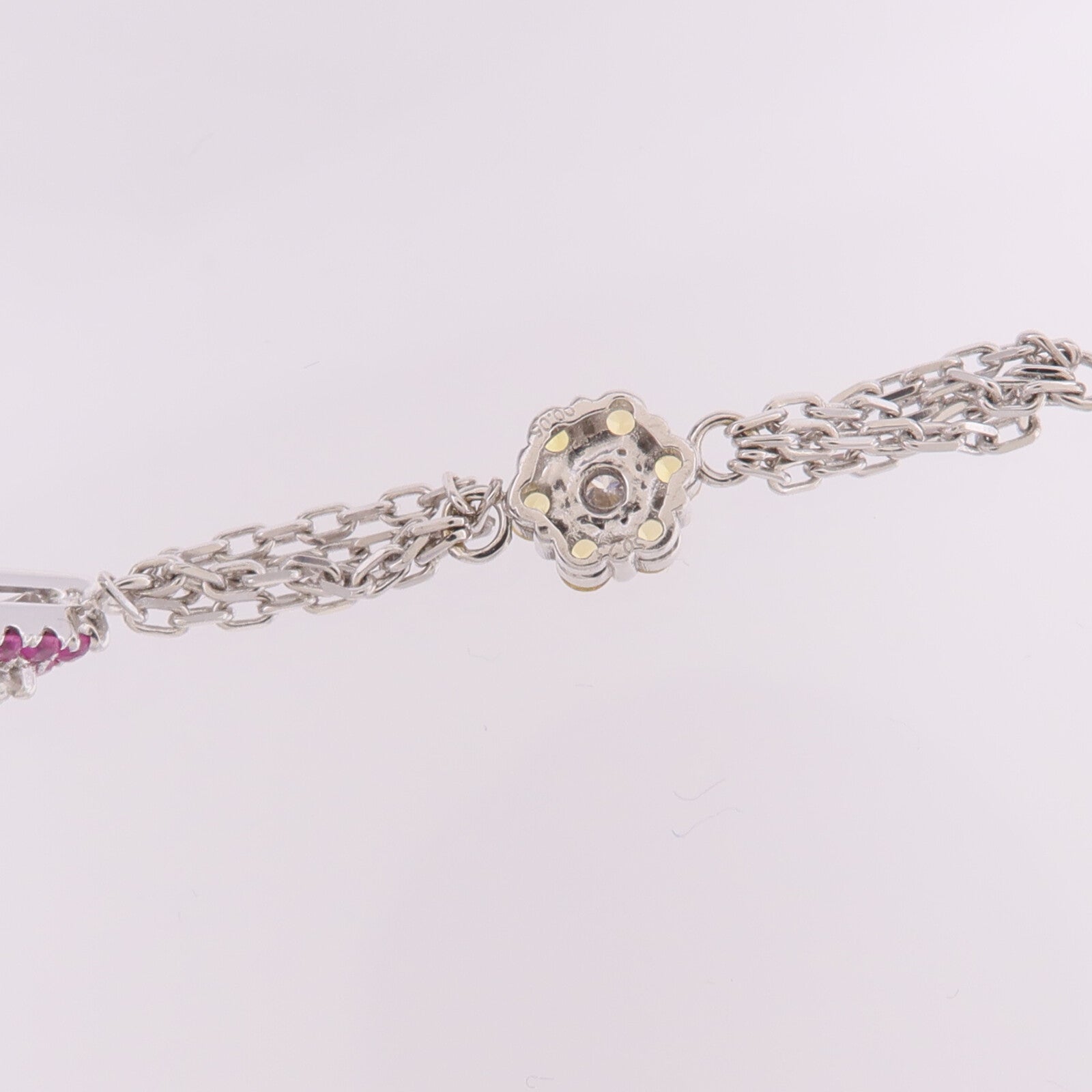 JEWELRY 18K白金/黃金Garnet Amethyst Pink Sapphire Diamond Bracelet粉紅藍寶石/柘榴石/紫水晶鑽石手鏈