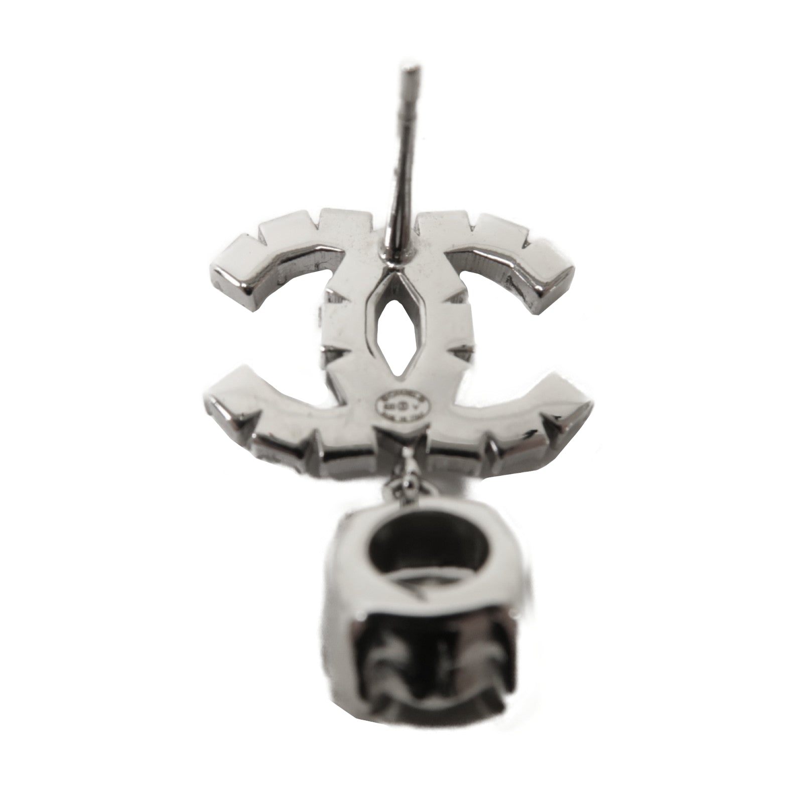 CHANEL 金屬Earrings耳環銀色