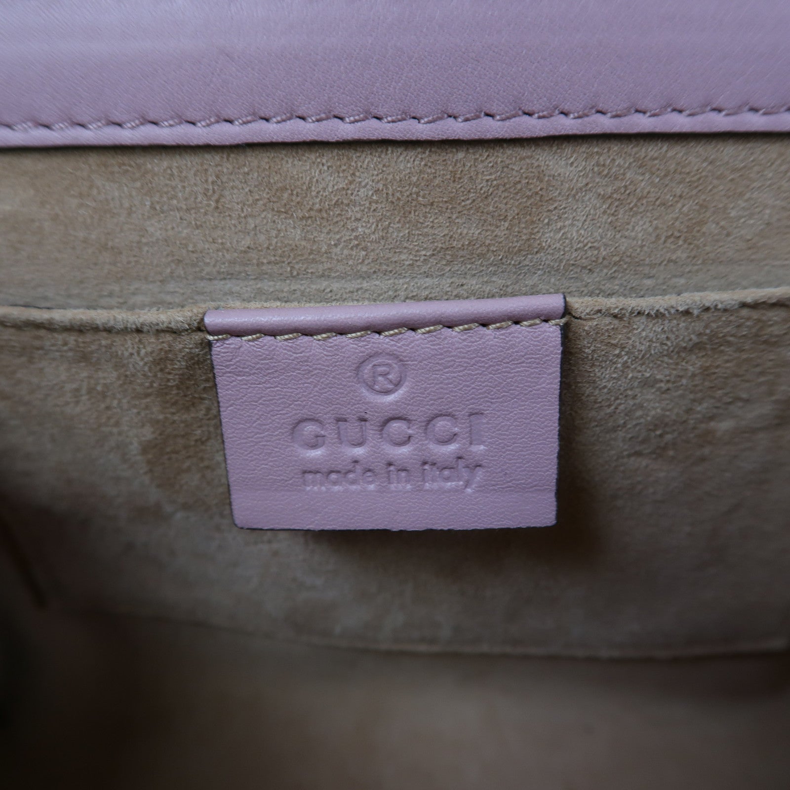 GUCCI 蛇皮皮革Shoulder Bag金扣鏈帶肩背袋金色/啡色/粉紅色