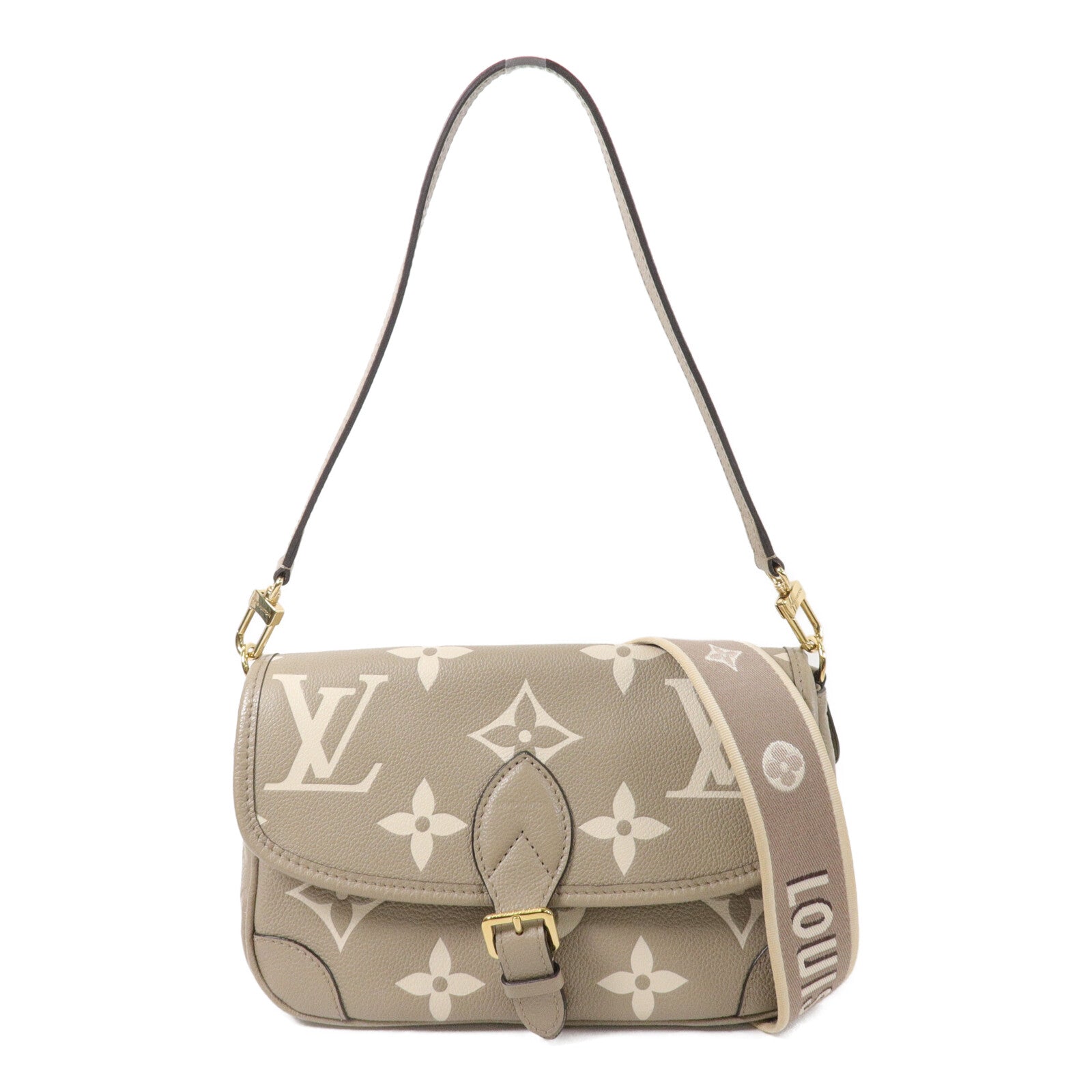 LOUIS VUITTON Monogram Empreinte Diane PM手挽肩背兩用袋