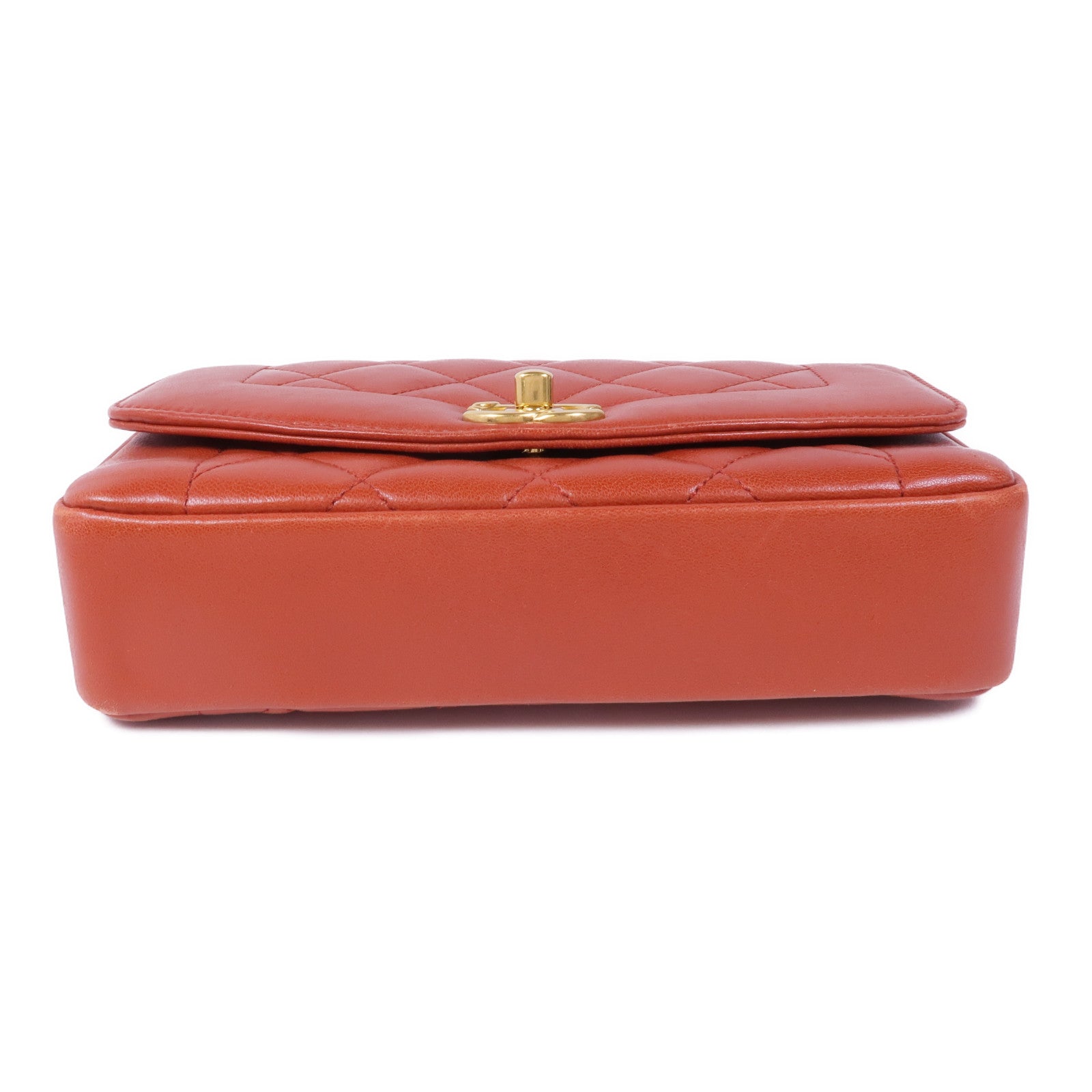 CHANEL 牛皮皮革Chain Shoulder Bag金扣鏈帶肩背袋