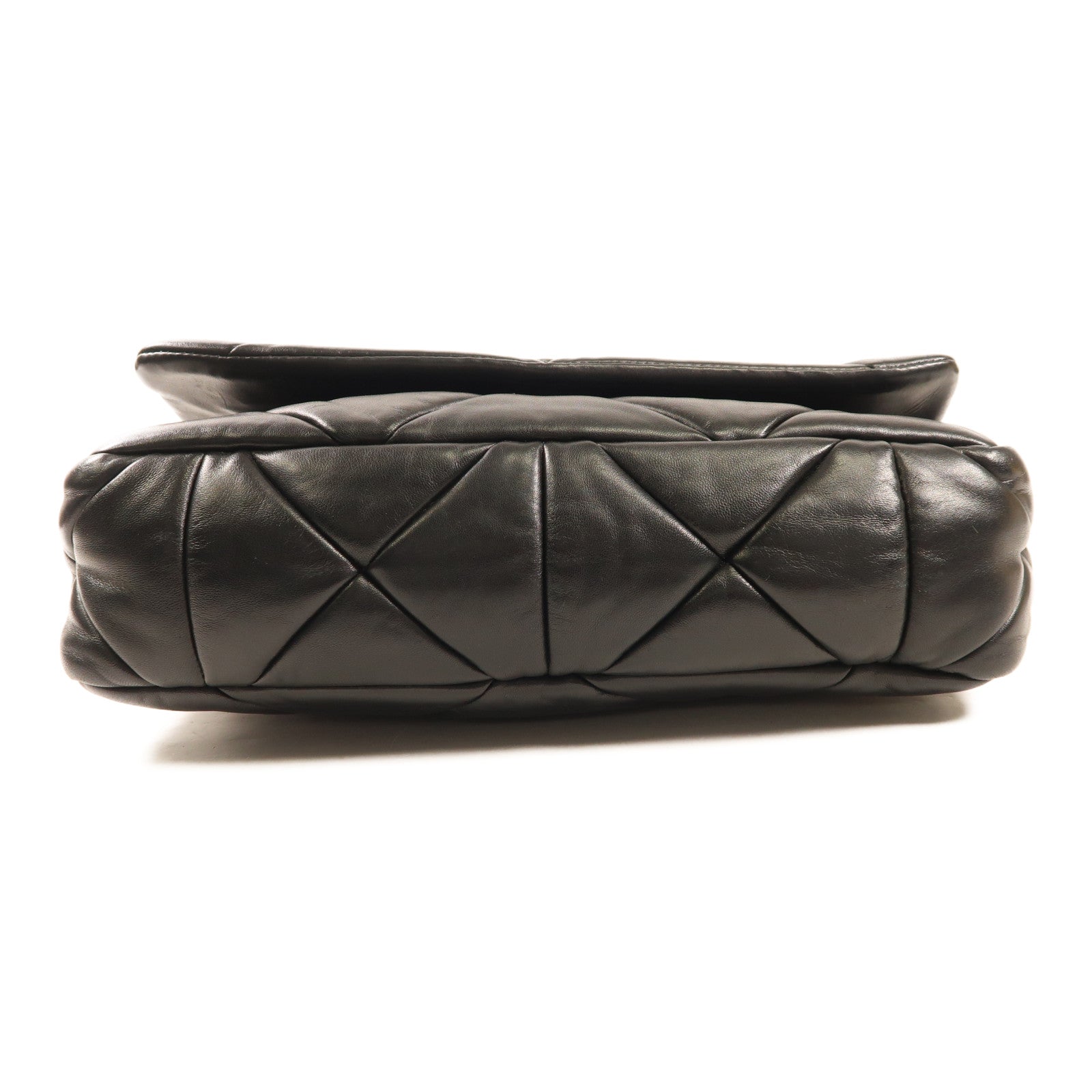 PRADA 羊皮皮革2 Way Shoulder金扣手挽肩背兩用袋