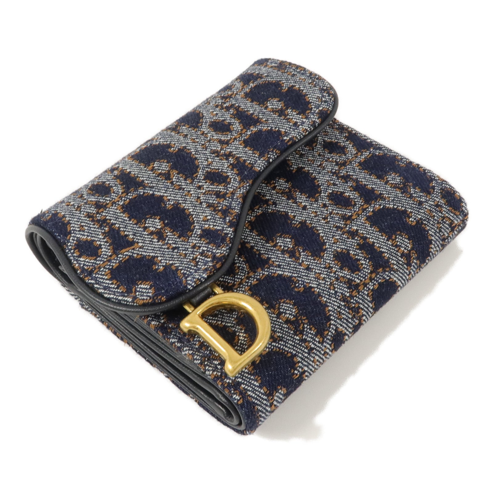 Dior 帆布Saddle Lotus Wallet錢包