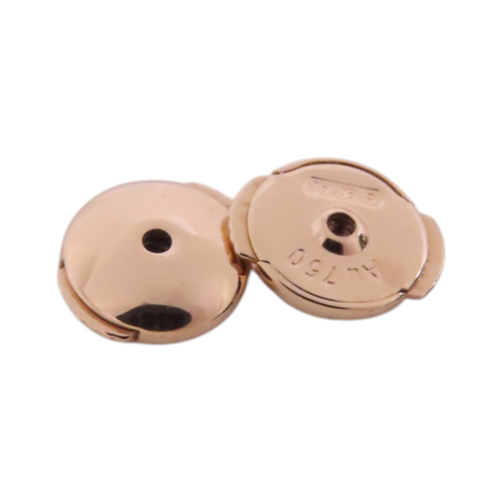 LOUIS VUITTON 18K玫瑰金Empreinte Earrings金扣耳環