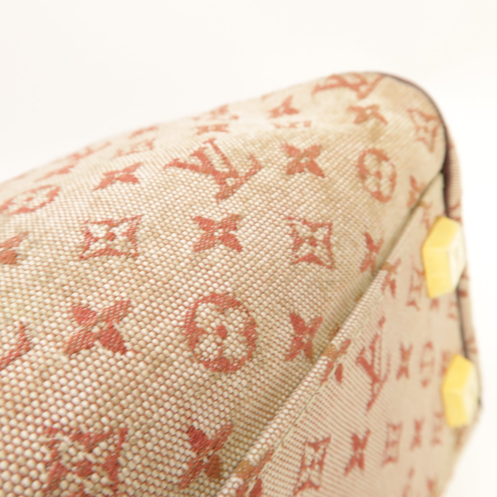 LOUIS VUITTON Monogram Mini Josephine PM金扣肩背袋粉紅色