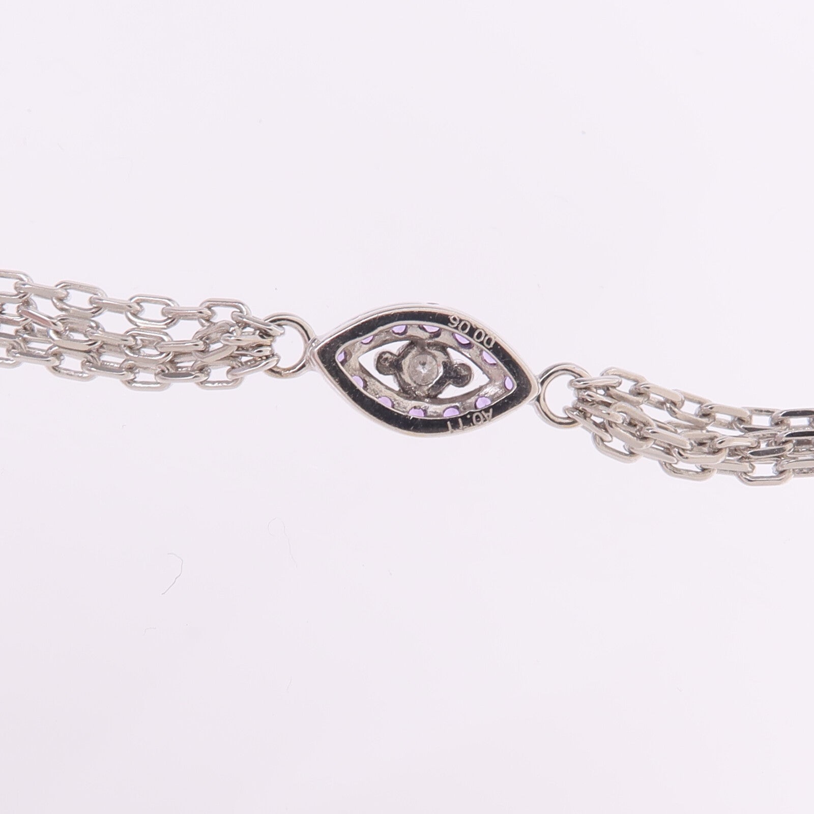JEWELRY 18K白金/黃金Garnet Amethyst Pink Sapphire Diamond Bracelet粉紅藍寶石/柘榴石/紫水晶鑽石手鏈