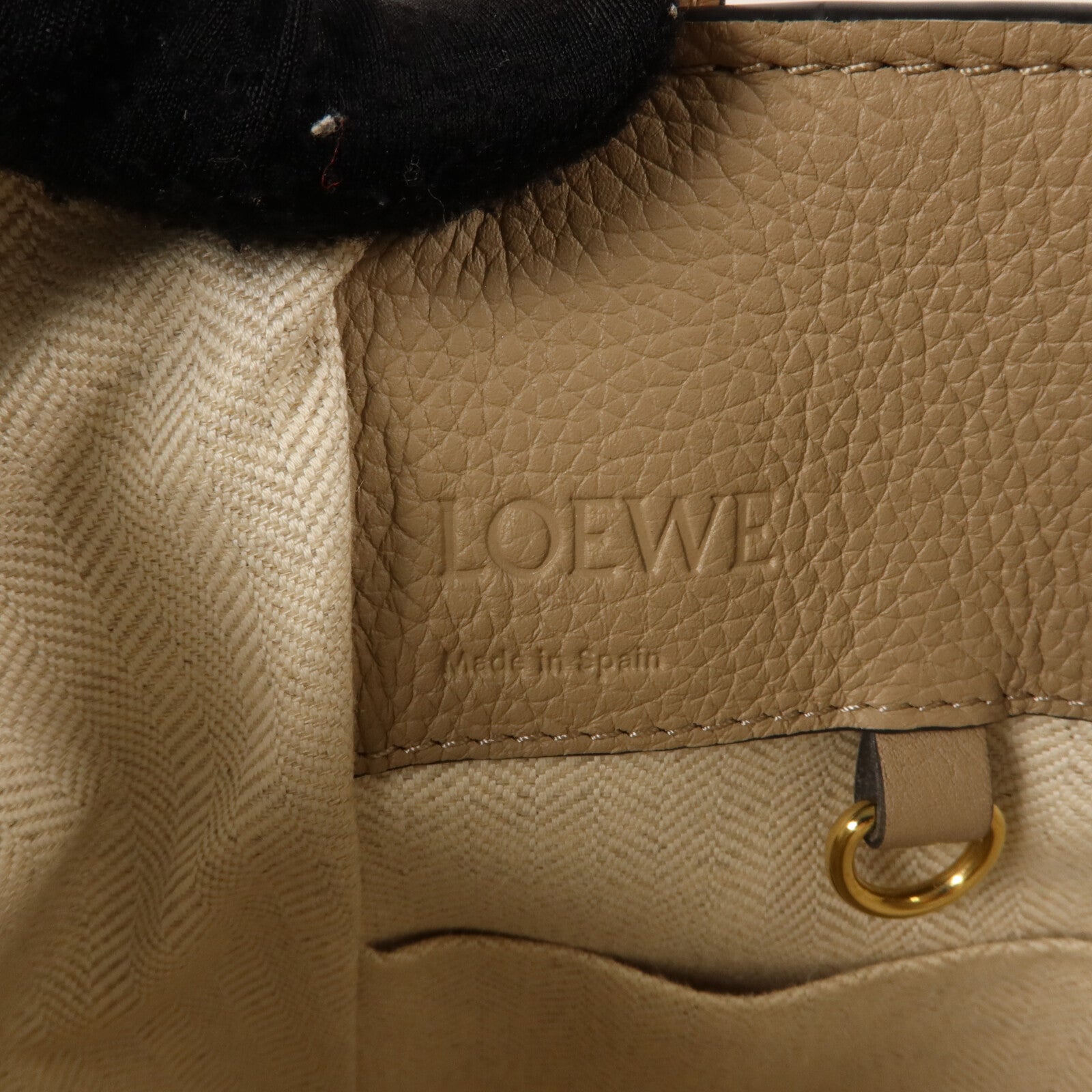 LOEWE 牛皮皮革Hammock Small手挽肩背兩用袋