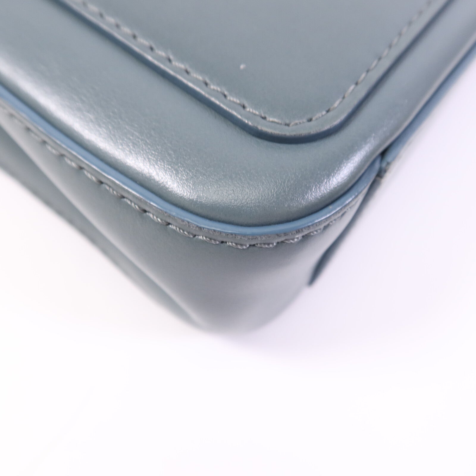 Chloe 牛皮皮革Small C Double Carry Bag金扣肩背袋