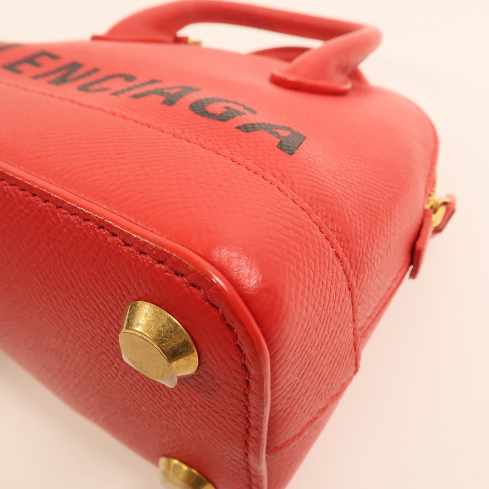 BALENCIAGA 牛皮皮革XXS Ville Top Handle Bag金扣手挽肩背兩用袋