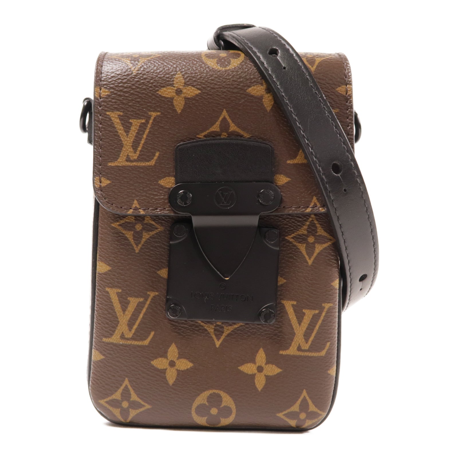 LOUIS VUITTON Monogram S-Lock Vertical肩背袋