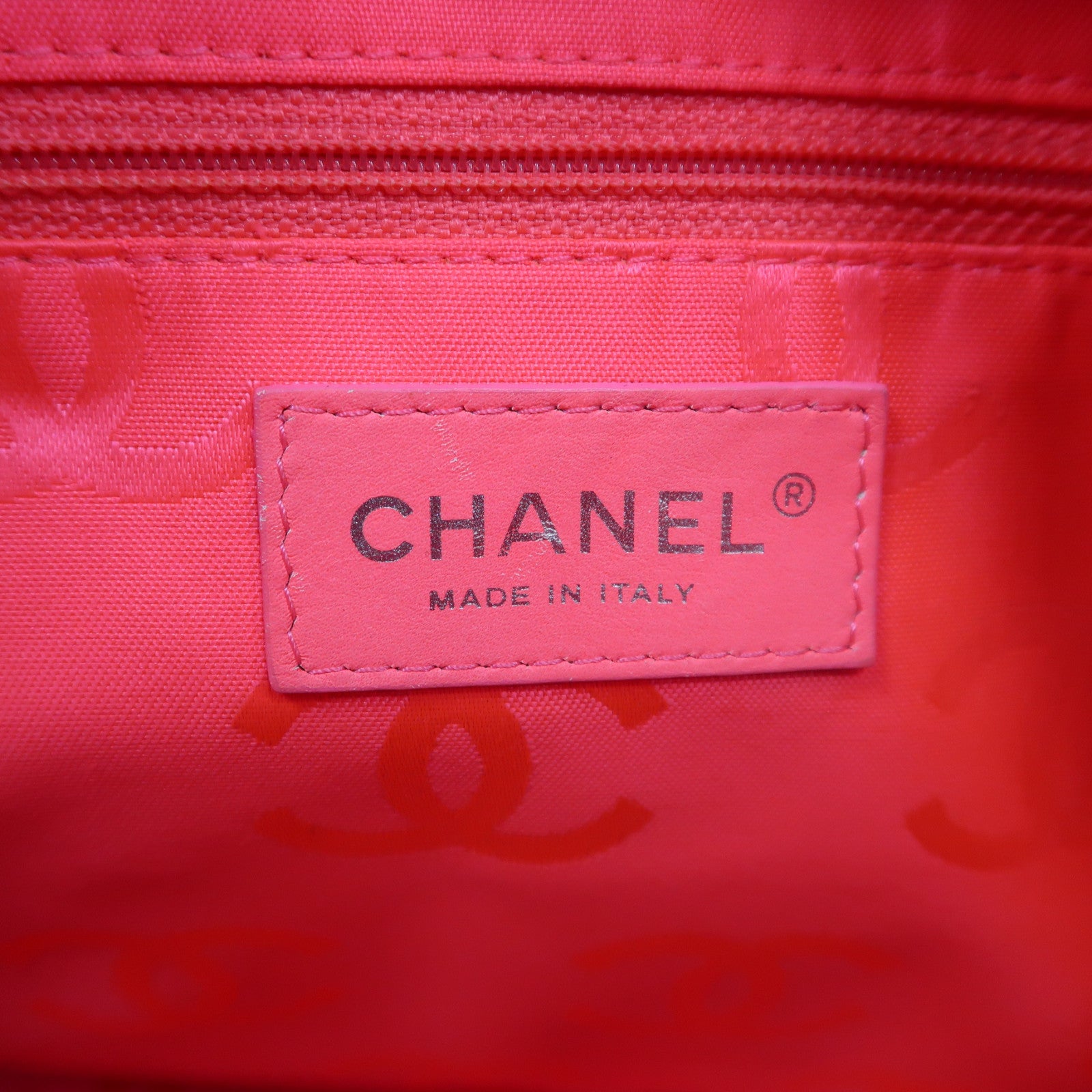 CHANEL 菱格牛皮皮革Cambon Tote銀扣肩背袋/手挽袋黑色