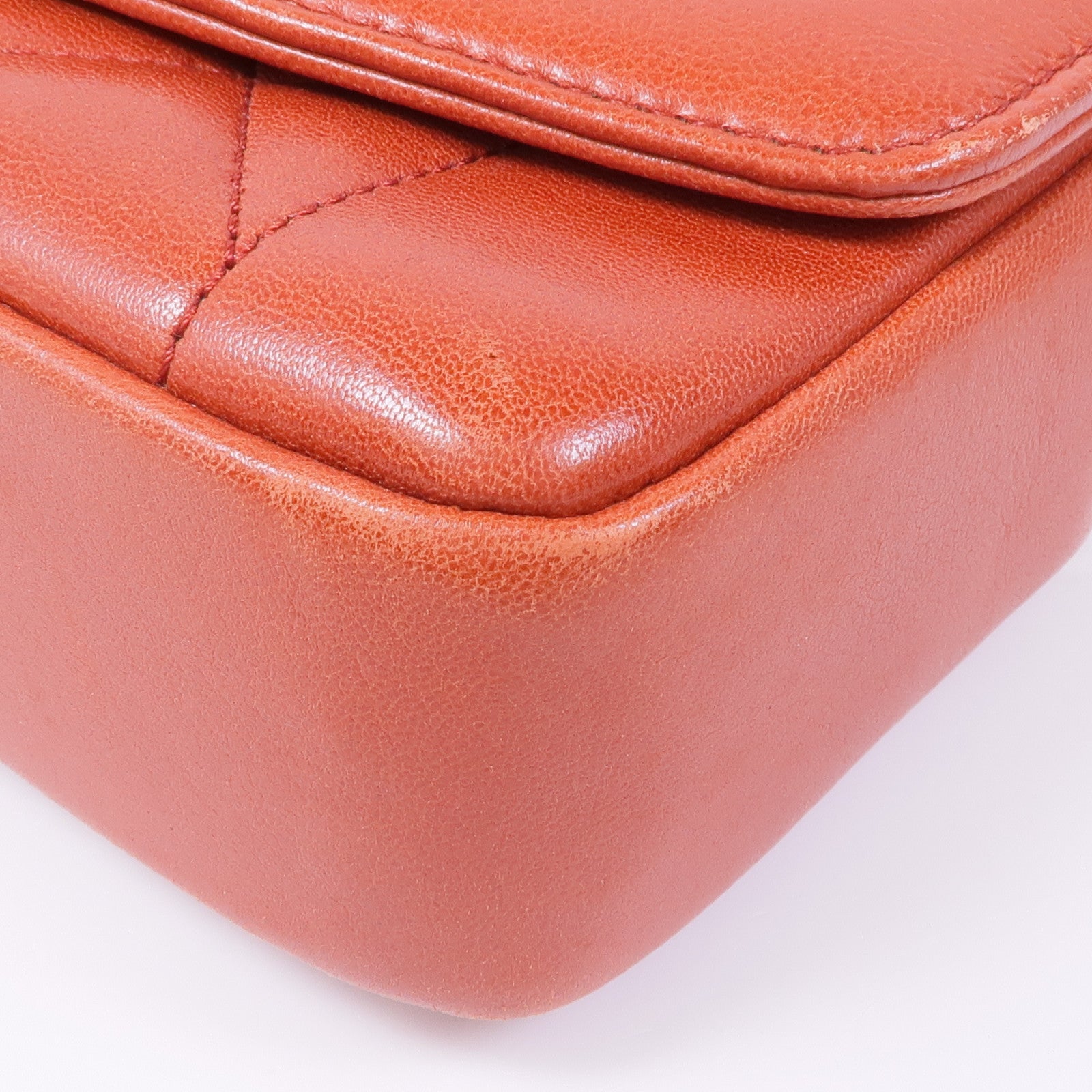 CHANEL 牛皮皮革Chain Shoulder Bag金扣鏈帶肩背袋