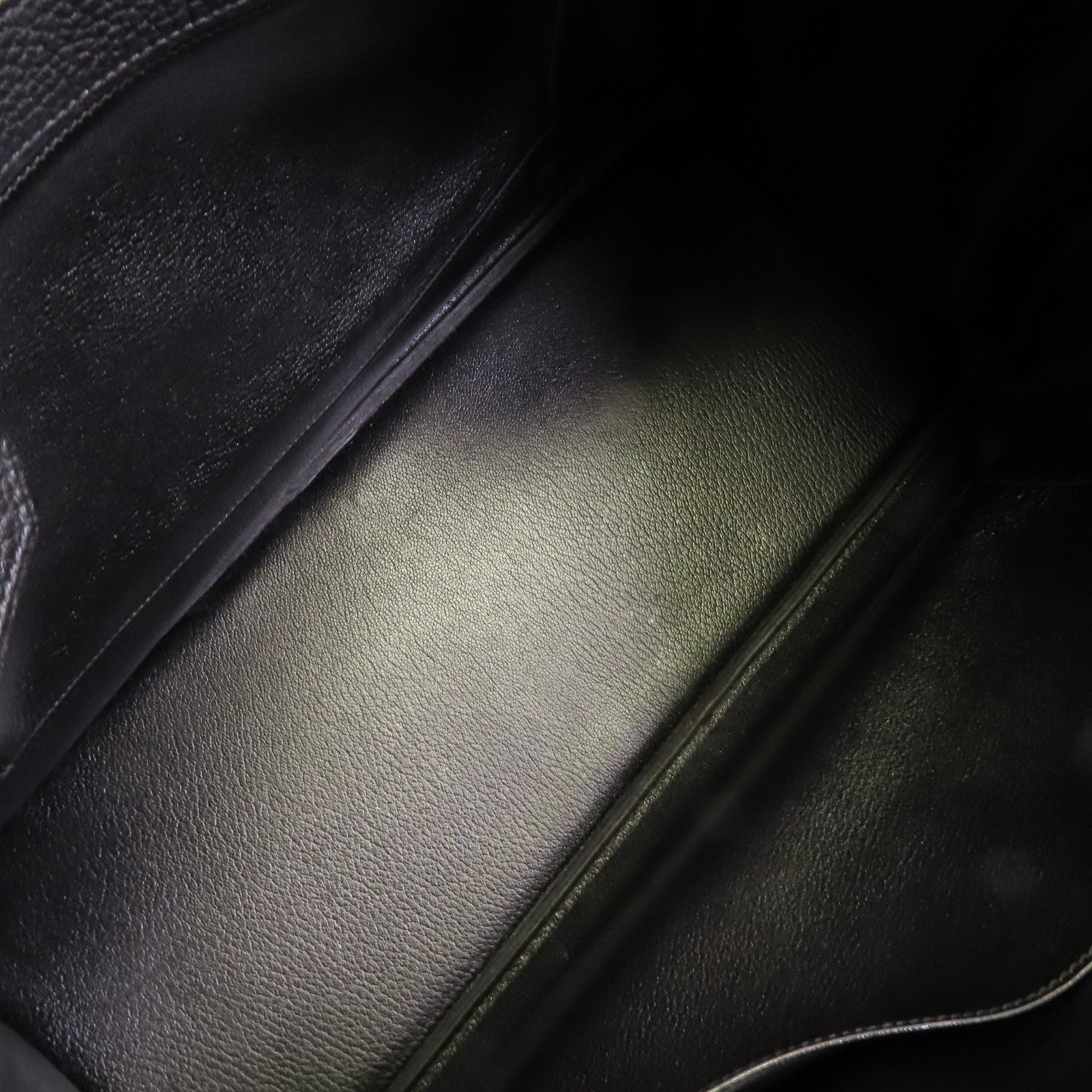 HERMES Togo皮革Birkin 45銀扣肩背袋