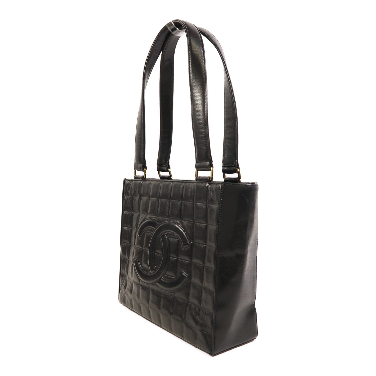 CHANEL 牛皮皮革Vintage Shoulder Bag金扣肩背袋