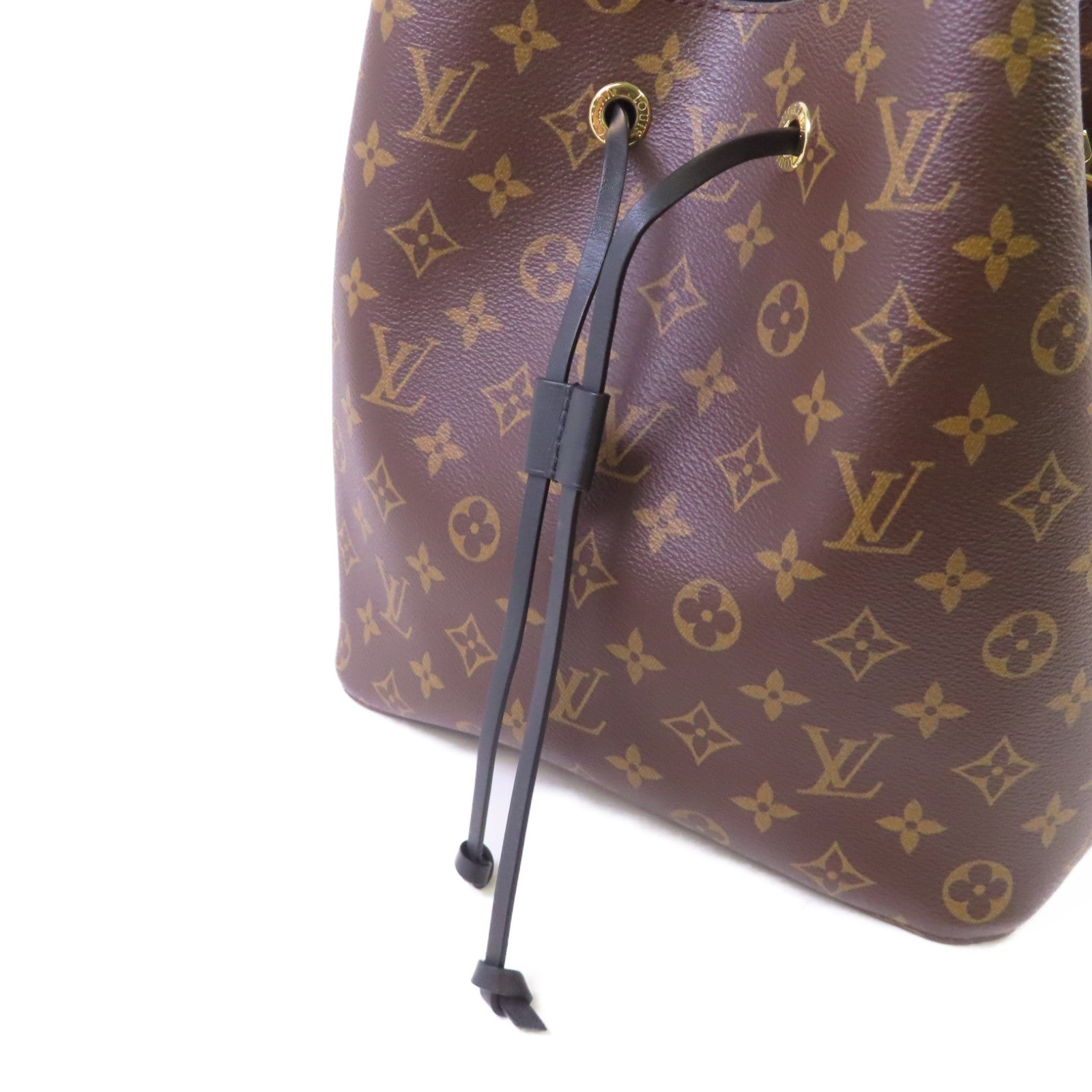 LOUIS VUITTON Monogram Neo Noe MM Shoulder Bag金扣肩背袋啡色