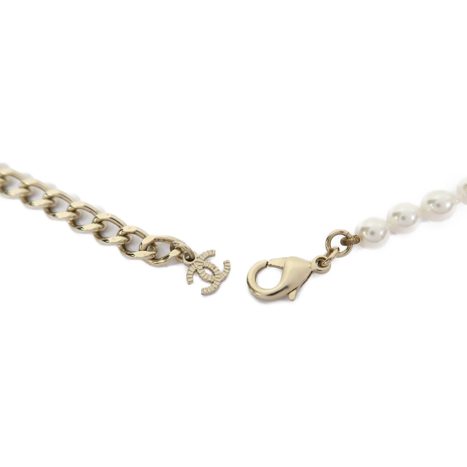 CHANEL PVC/金屬Necklace項鍊金色