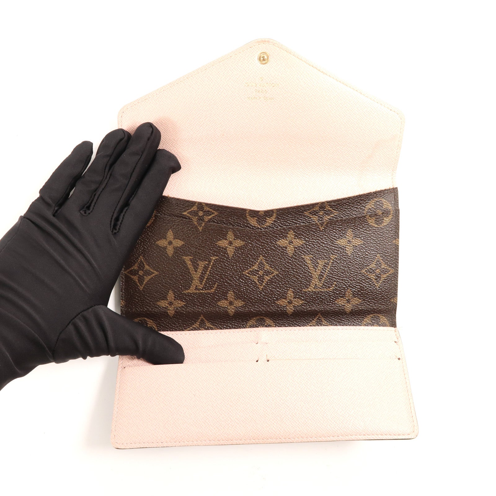 LOUIS VUITTON Monogram Portefeuille Josephine金扣長錢包