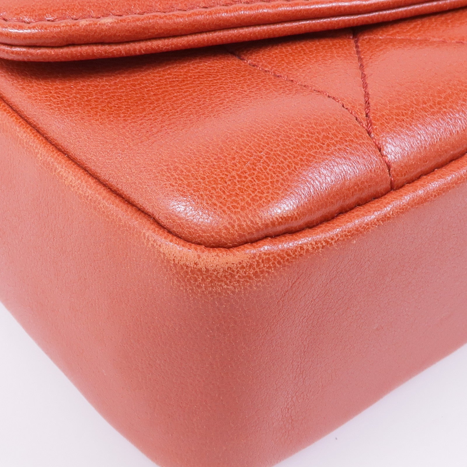 CHANEL 牛皮皮革Chain Shoulder Bag金扣鏈帶肩背袋