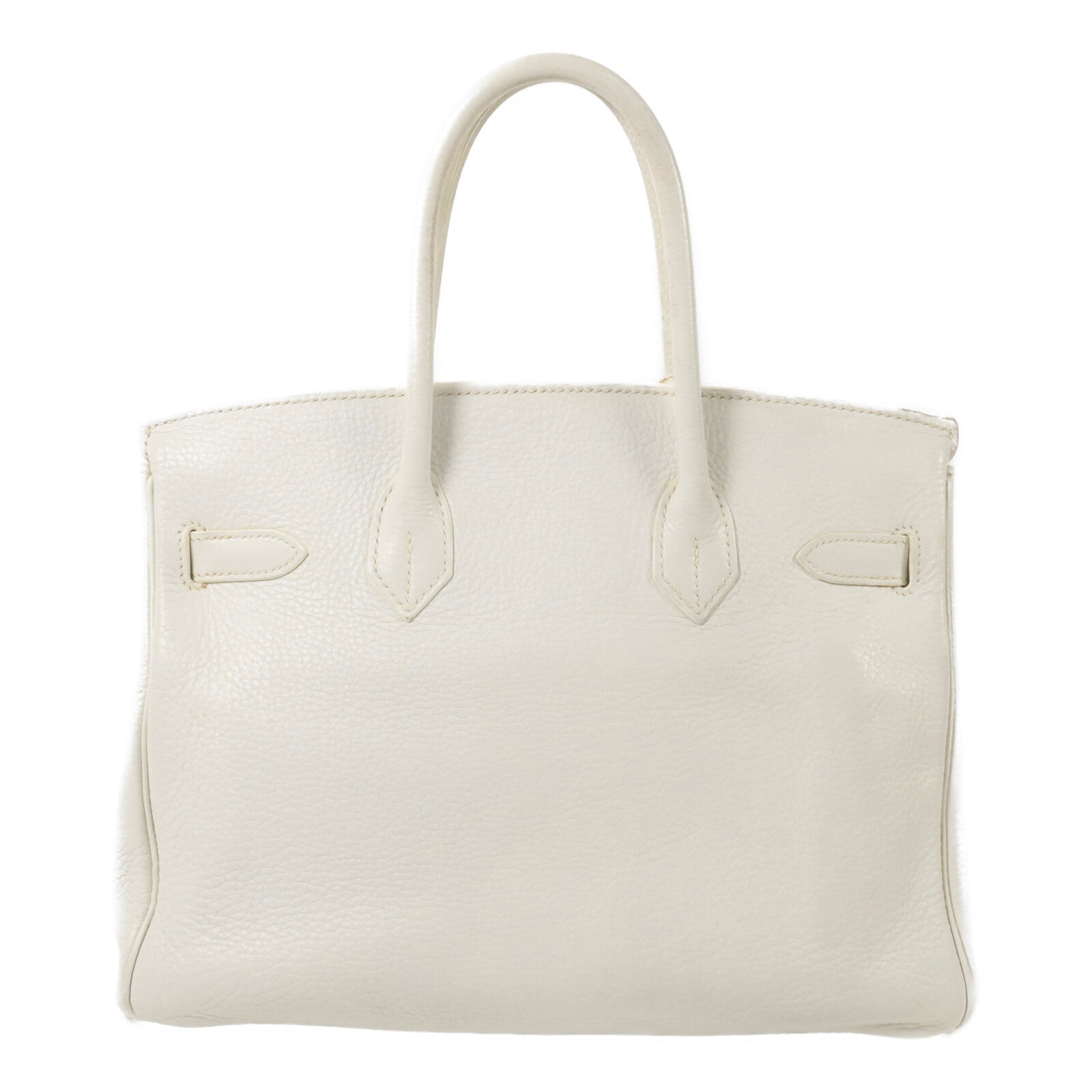 HERMES Togo皮革Birkin 30手挽袋Blanc