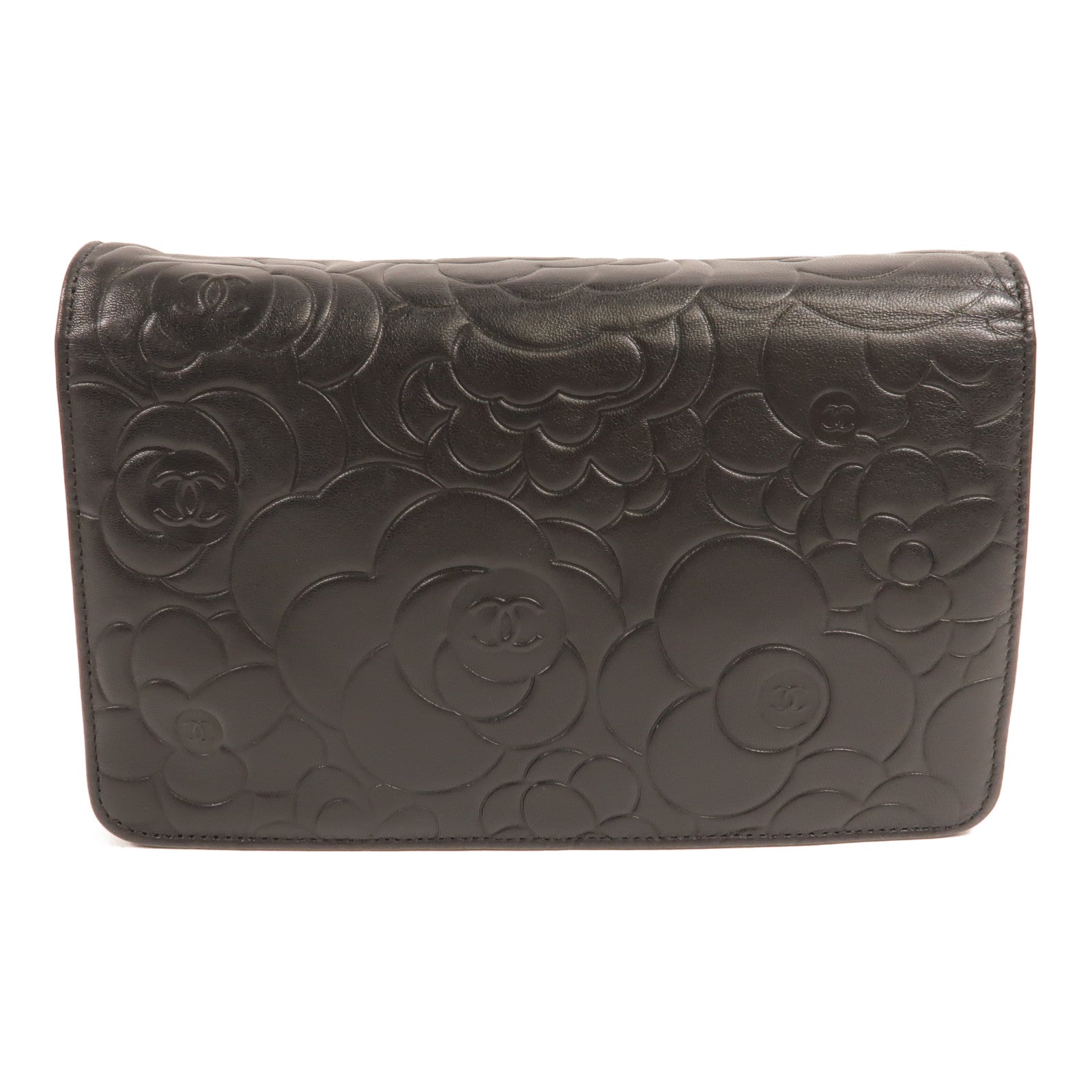 CHANEL 羊皮皮革WOC Wallet On Chain鏈帶肩背袋