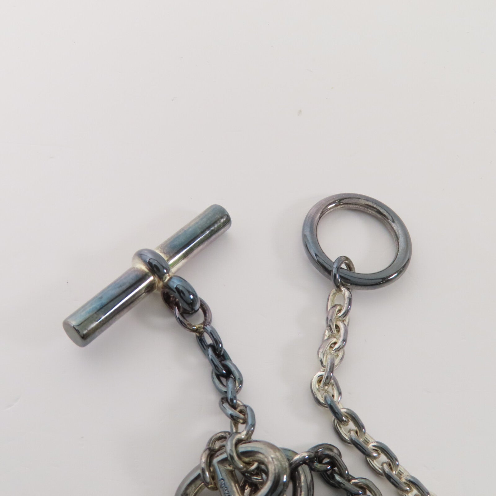 HERMES 925純銀Farandole Necklace銀扣項鏈
