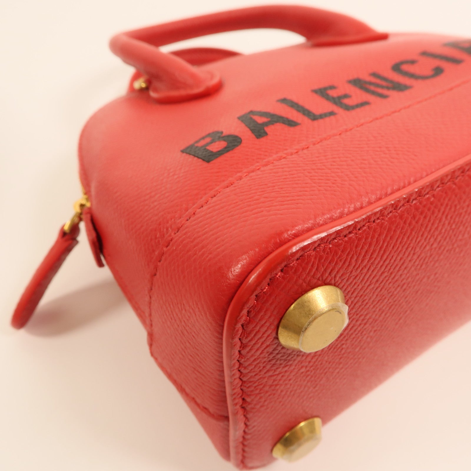 BALENCIAGA 牛皮皮革XXS Ville Top Handle Bag金扣手挽肩背兩用袋